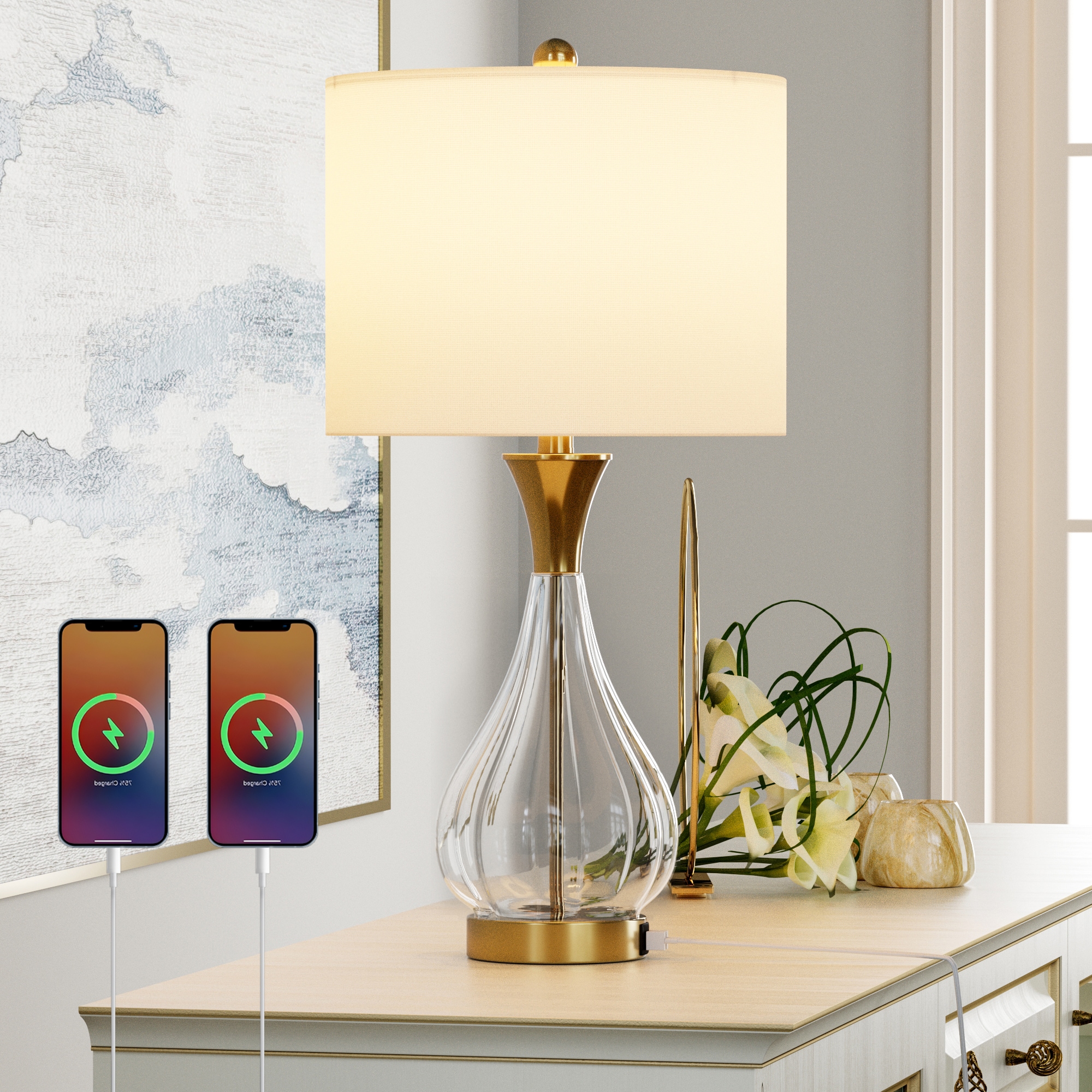 Maxax T251-WH-S Table-Lamps - View #2