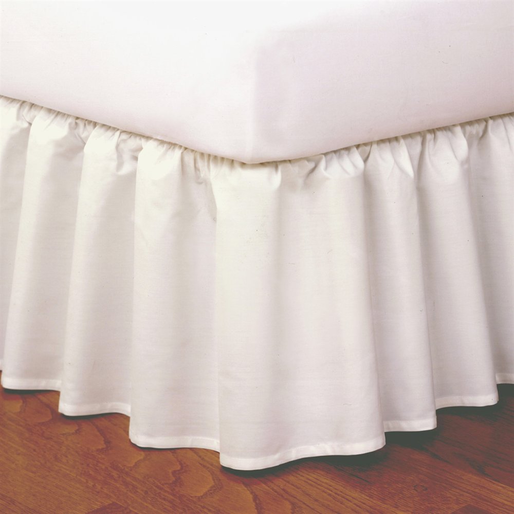 Levinsohn Textile Company Ivory Full 14-in Bed Skirt in the Bed Skirts ...