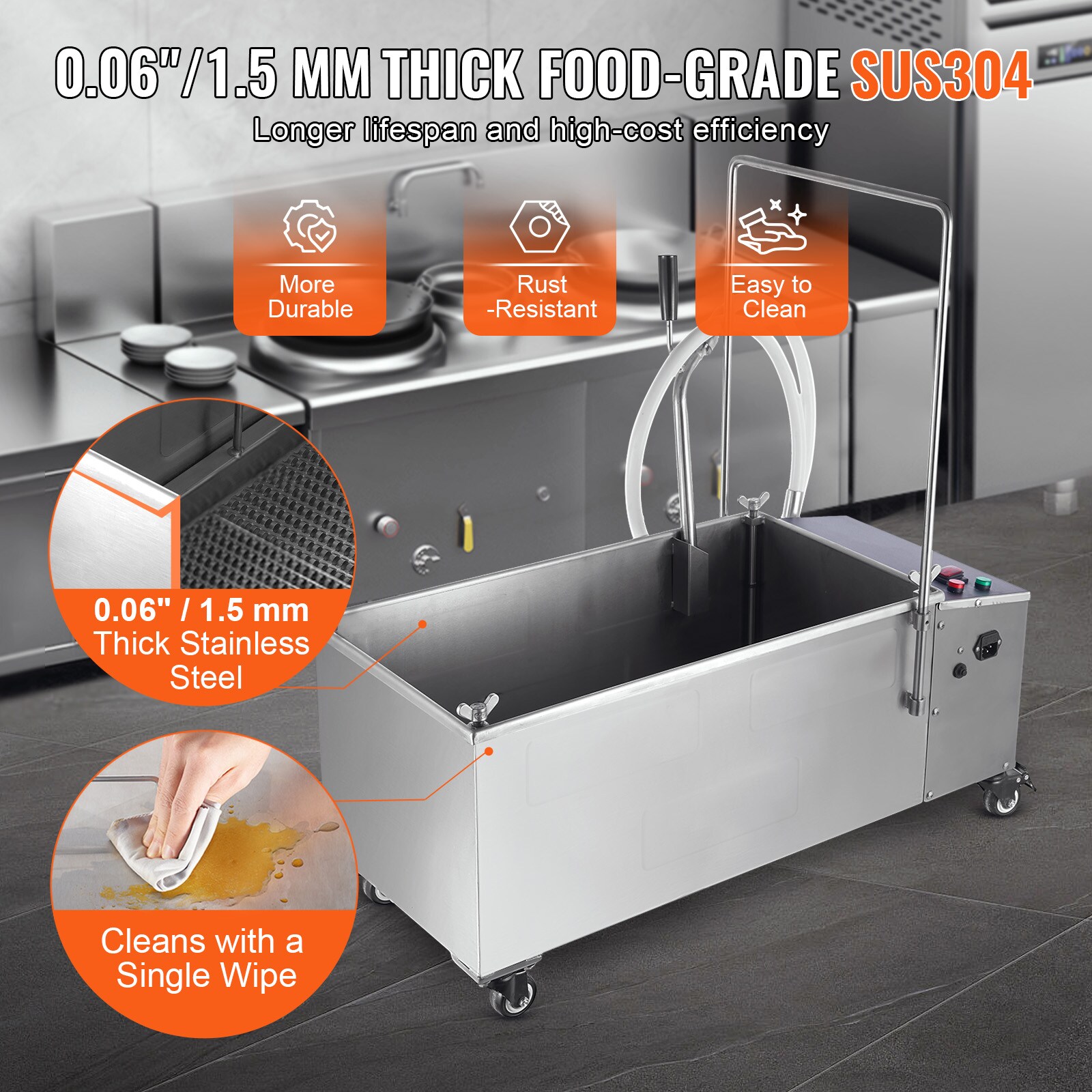 VEVOR SCZYGLQWBXG505324V1 Fryer-Accessories - View #5