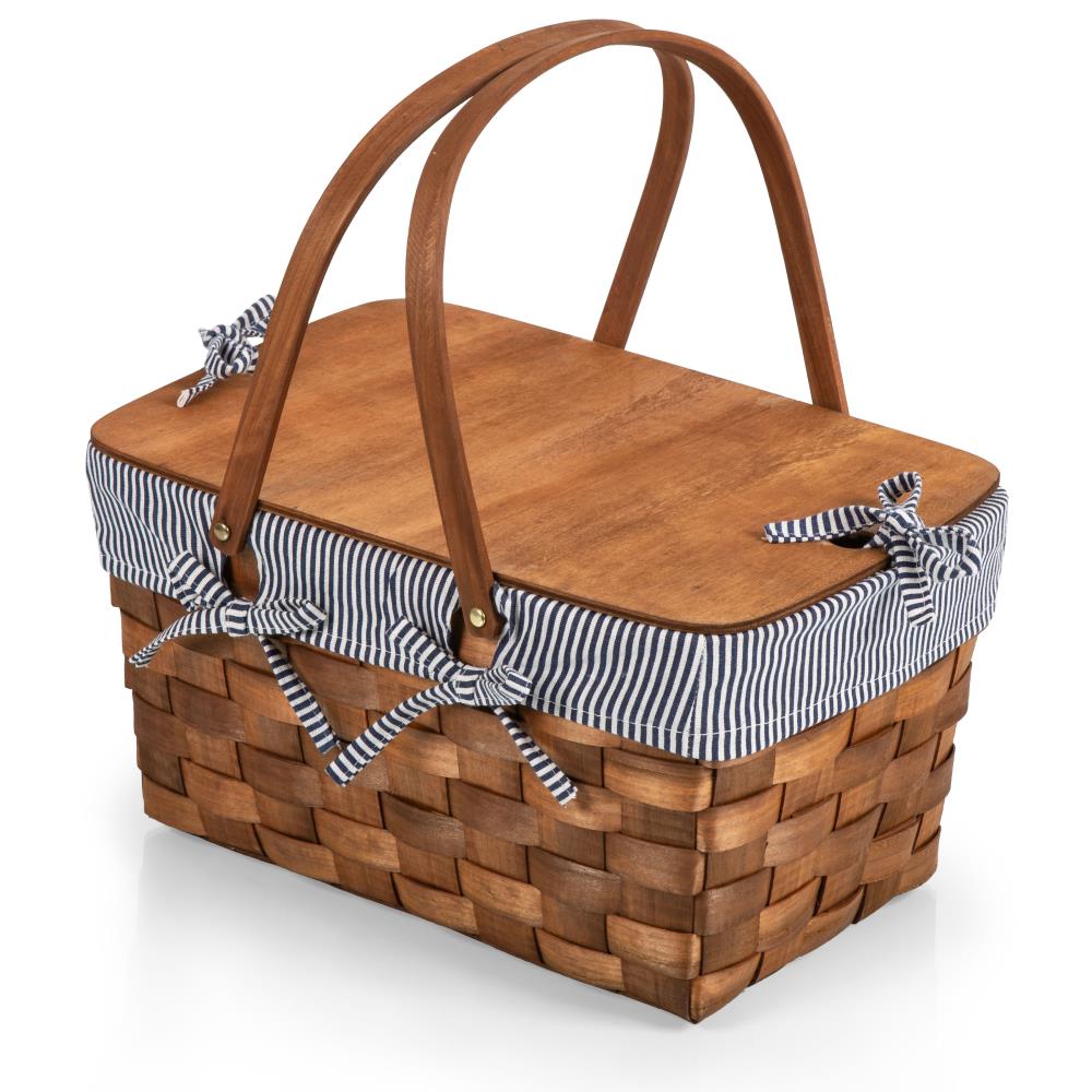 Gingham Basket 5in x 7 3/4in