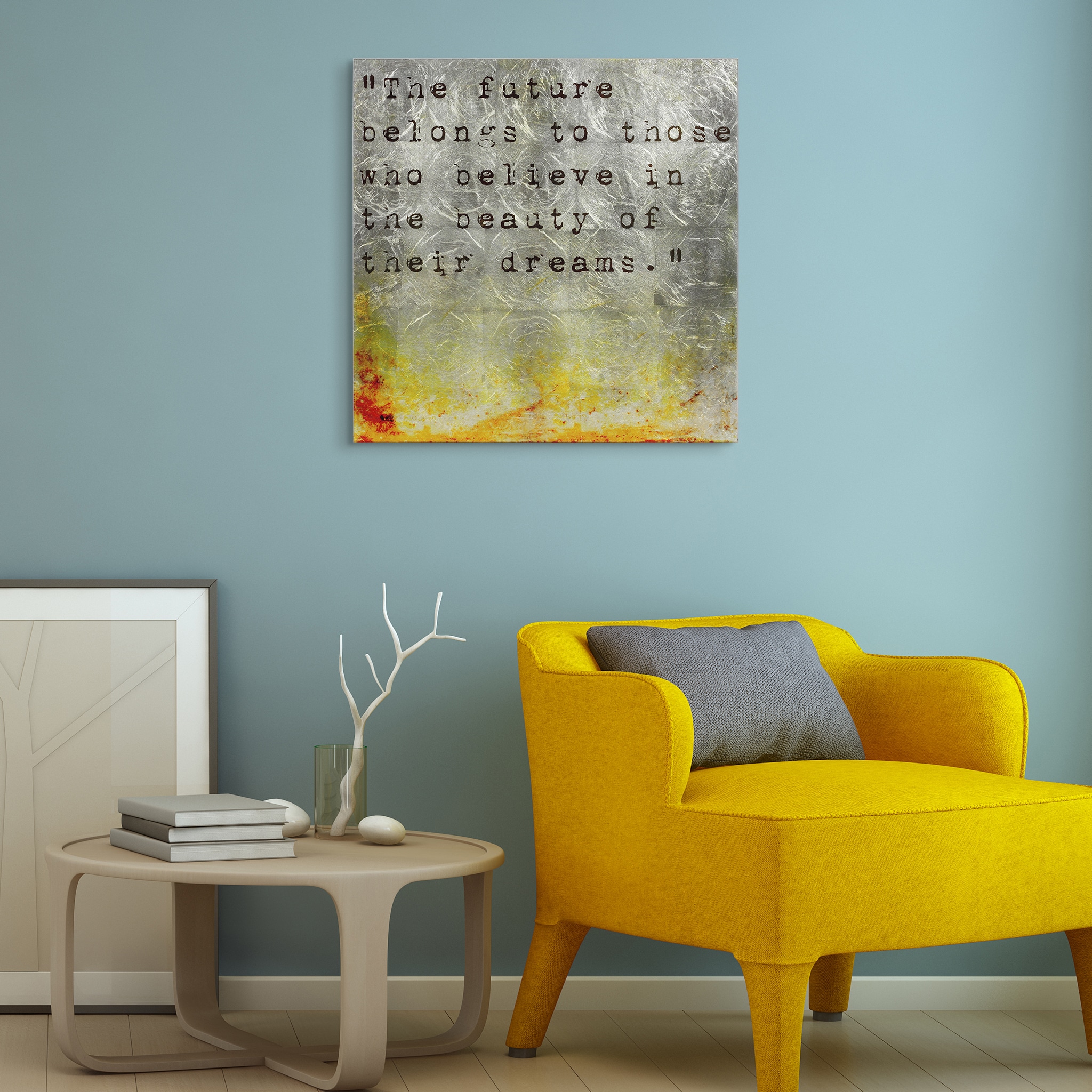 Empire Art Direct 24-in H x 24-in W Inspirational Glass Print at Lowes.com