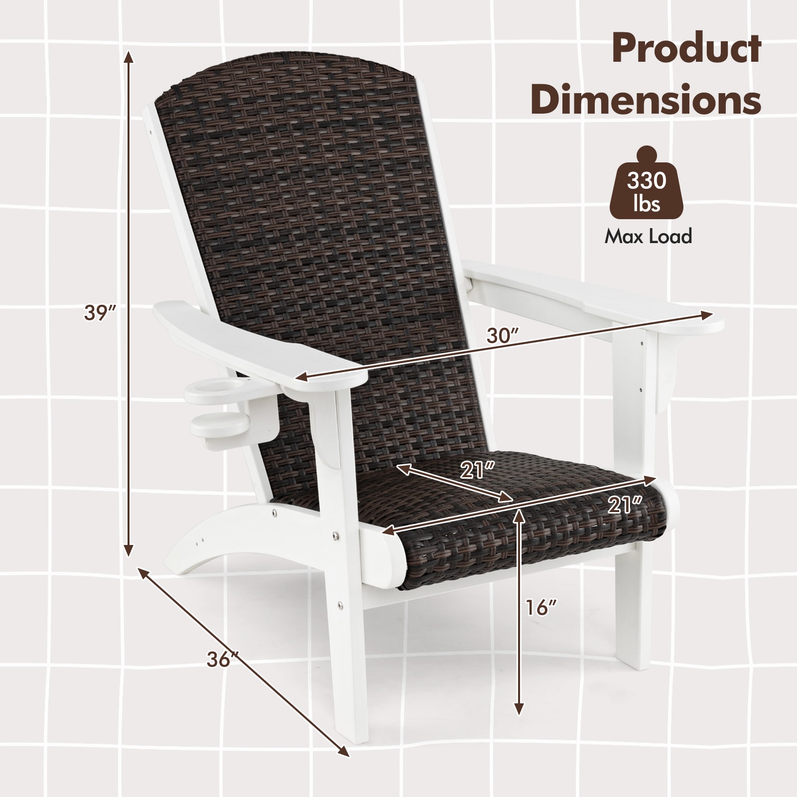 Forclover ASE-637BK Patio-Chairs - View #8