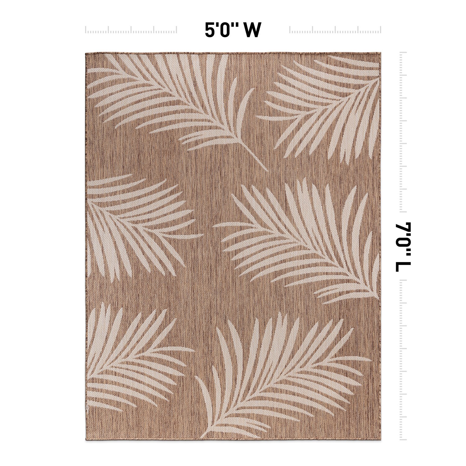 World Rug Gallery 111BROWN5X7 rugs - View #3