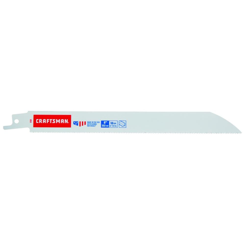 CRAFTSMAN 2058315 Bi-metal 8-in 10/14 TPI Metal cutting Reciprocating Saw Blade
