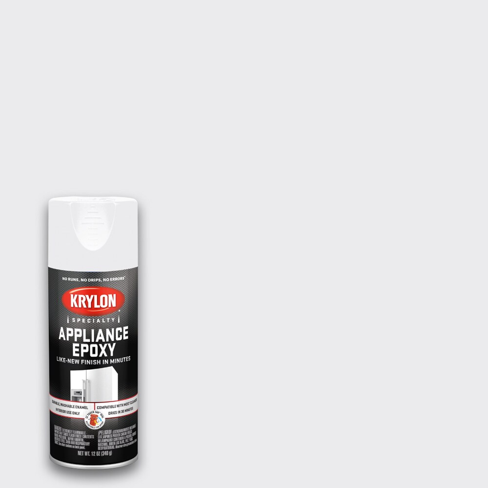 Krylon Appliance Epoxy Gloss White Spray Paint (NET WT. 12-oz)