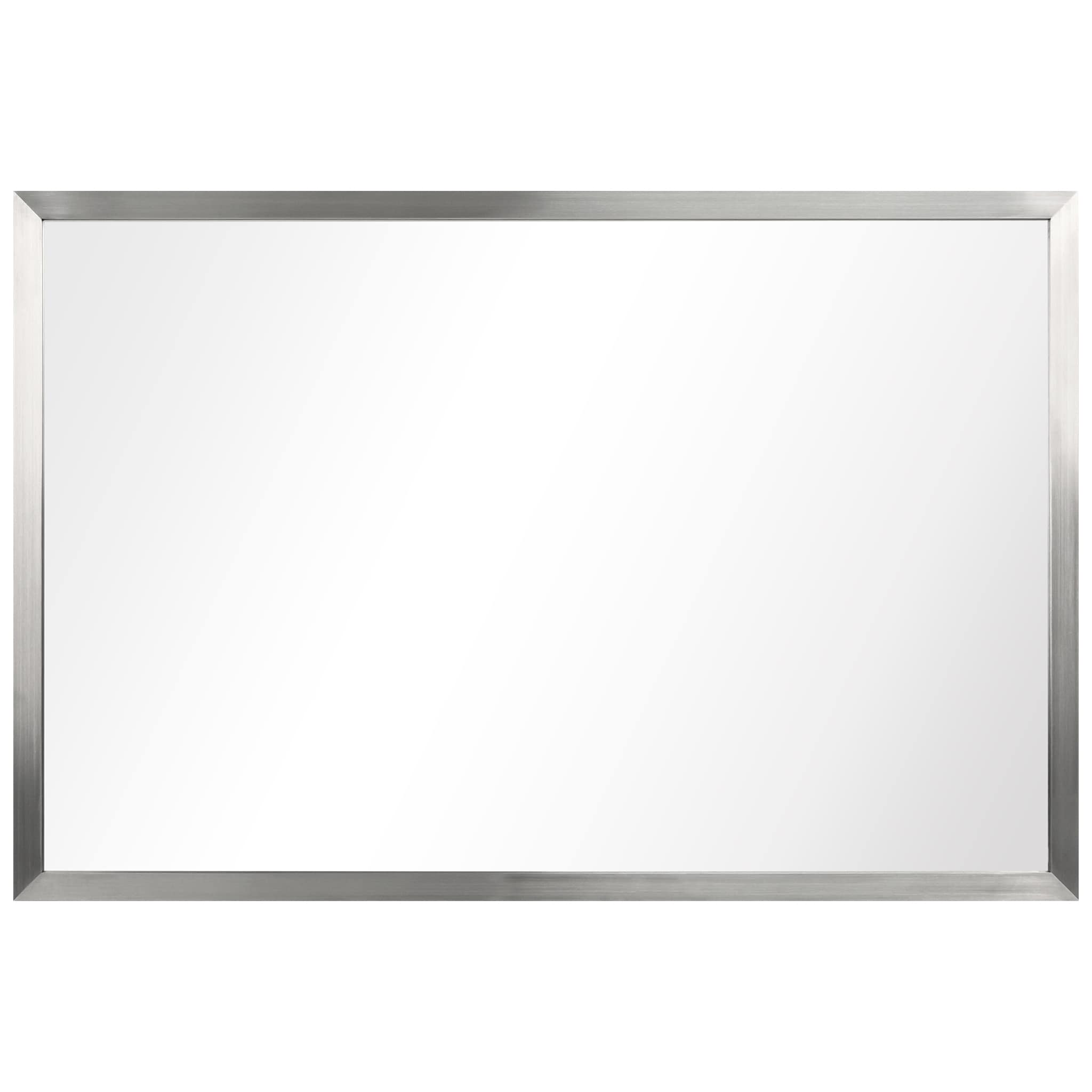 Empire Art Direct Contempo Brushed Stainless Steel Gold Rectangular Wall Mirror