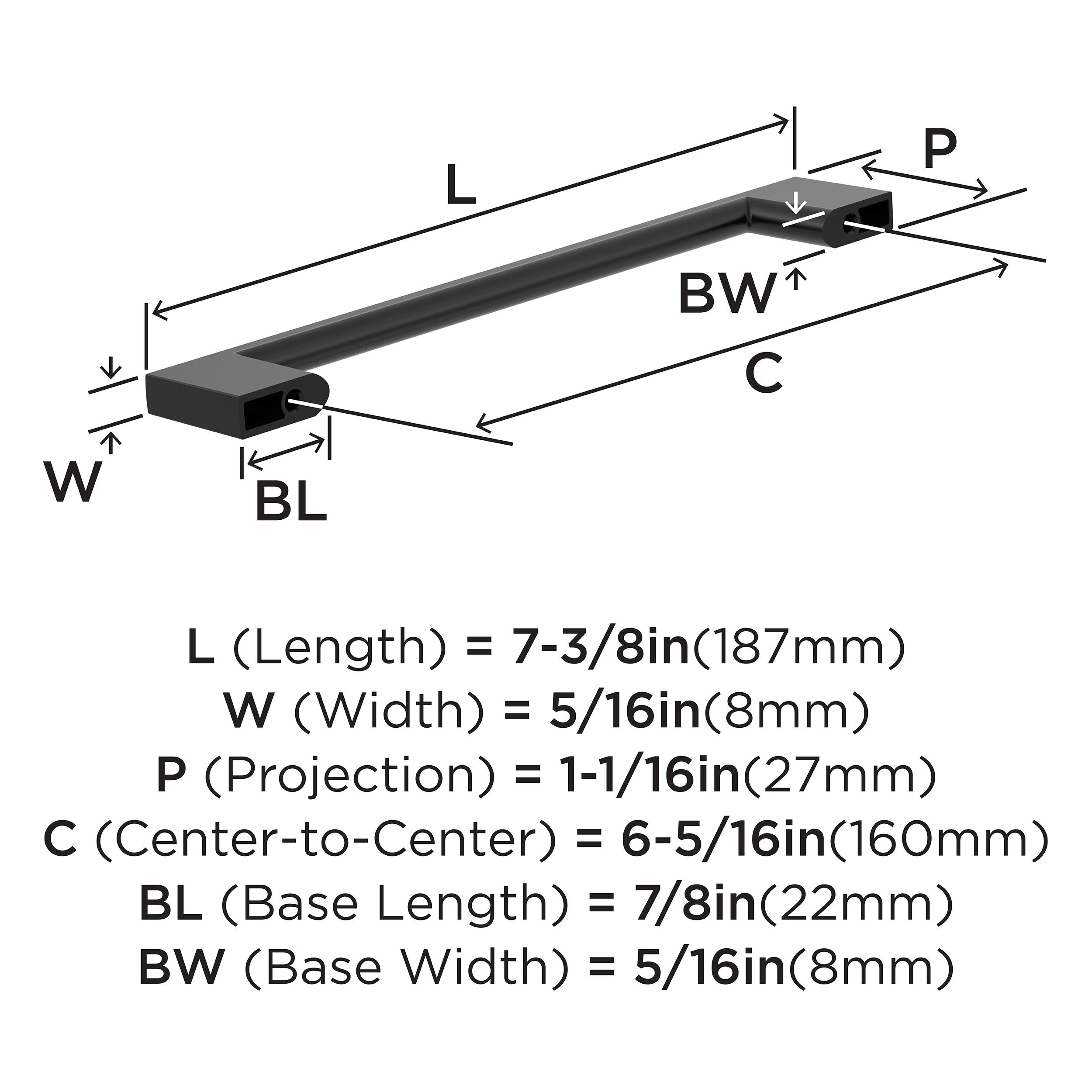 Amerock 10BX37133MB Cabinet-Pulls - View #4