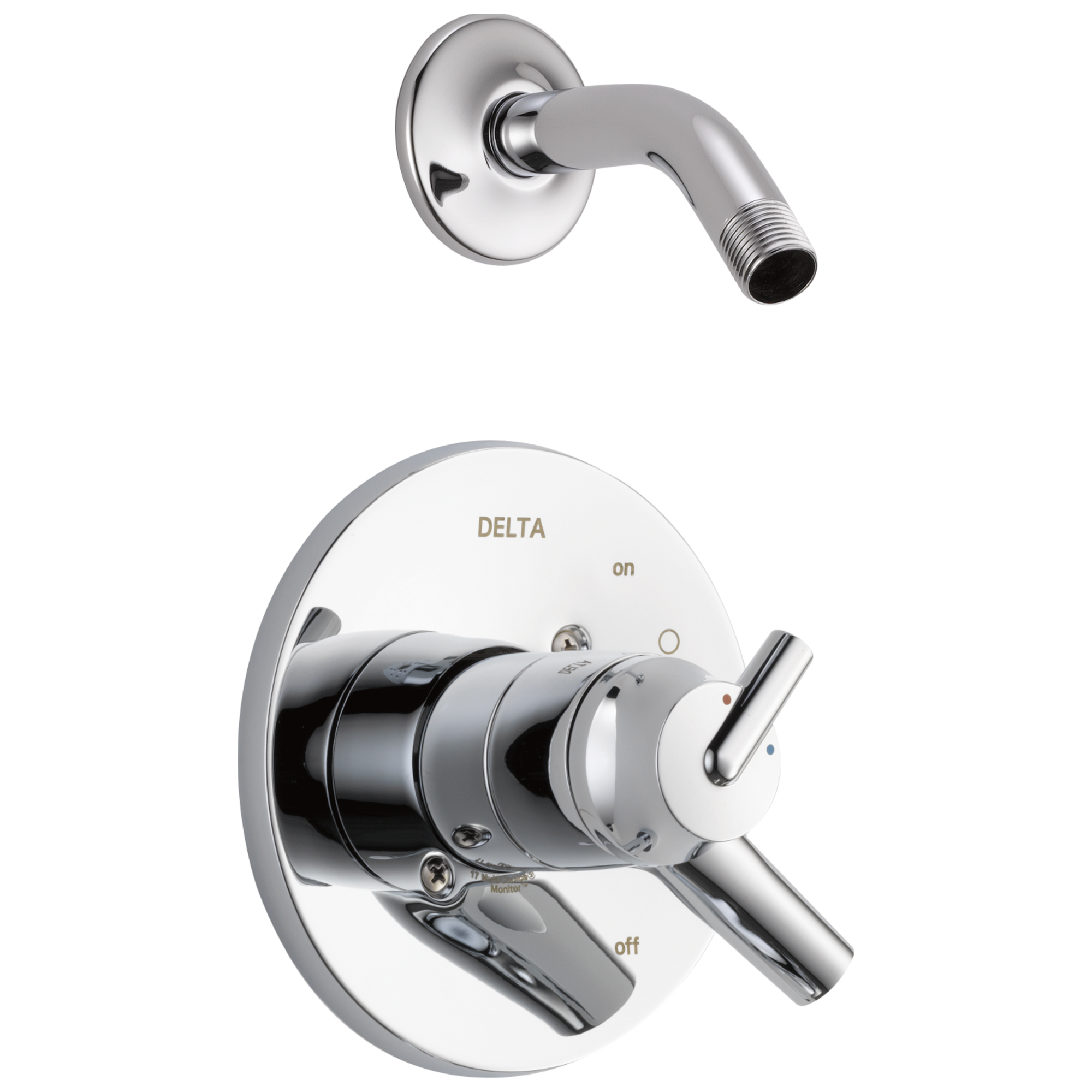 Delta T17259-LHD Trinsic Chrome 2-handle Sold separately 5.4-Inches Shower Faucet
