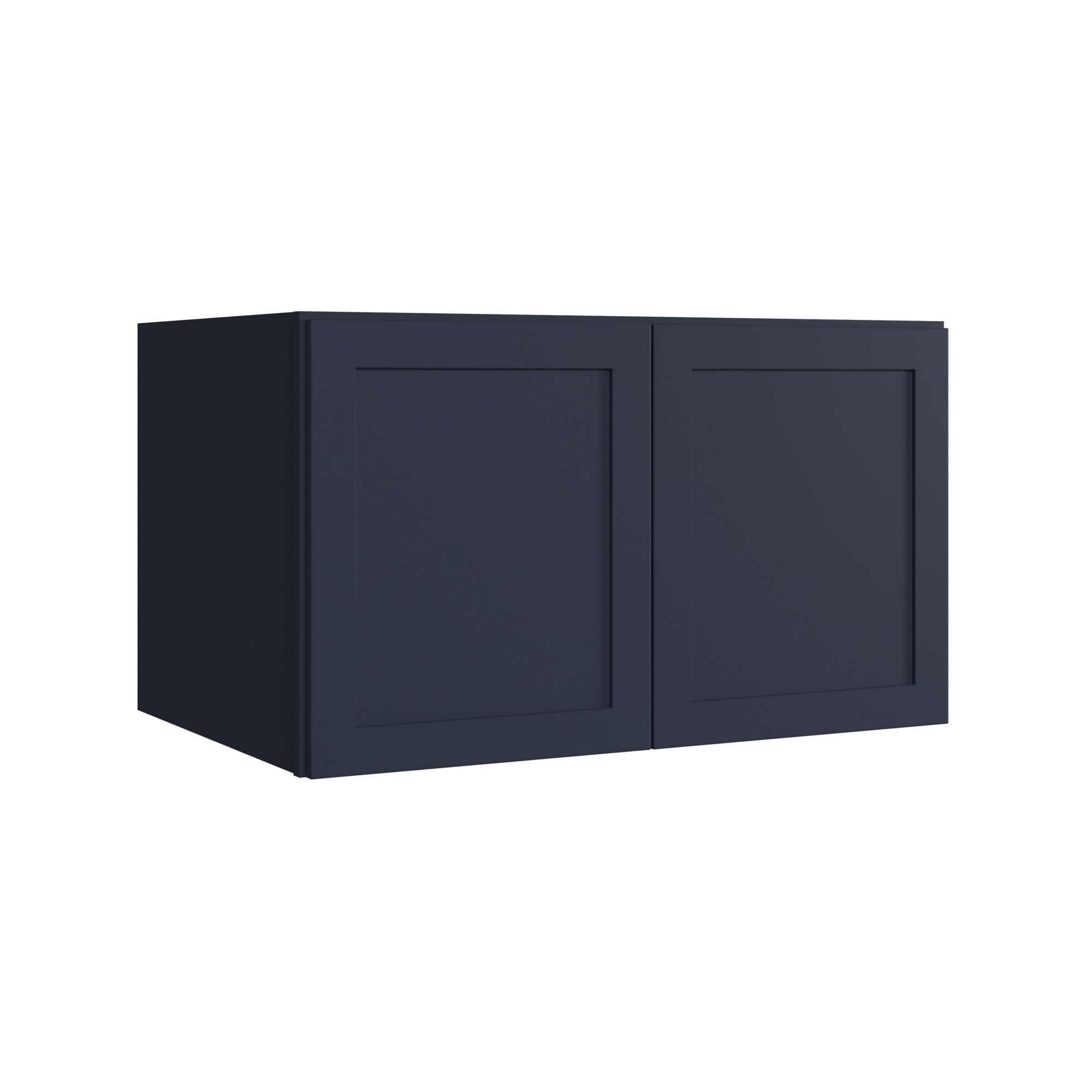 KraftMaid Momentum WR3621G77 Deveron 36-in W x 21-in H x 24-in D Midnight Wall Fully assembled Plywood Cabinet (Recessed Panel Shaker)
