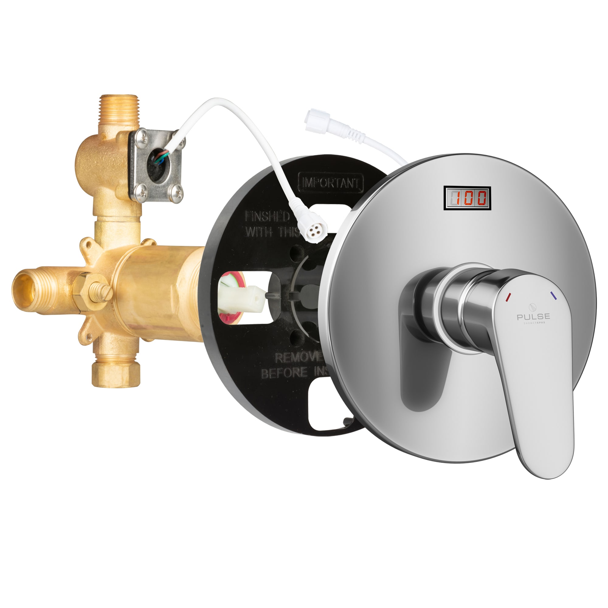 PULSE 3002-RIV-PB-CH 1/2-in ID MNPT x 1/2-in OD FNPT Brass Pressure balancing valve