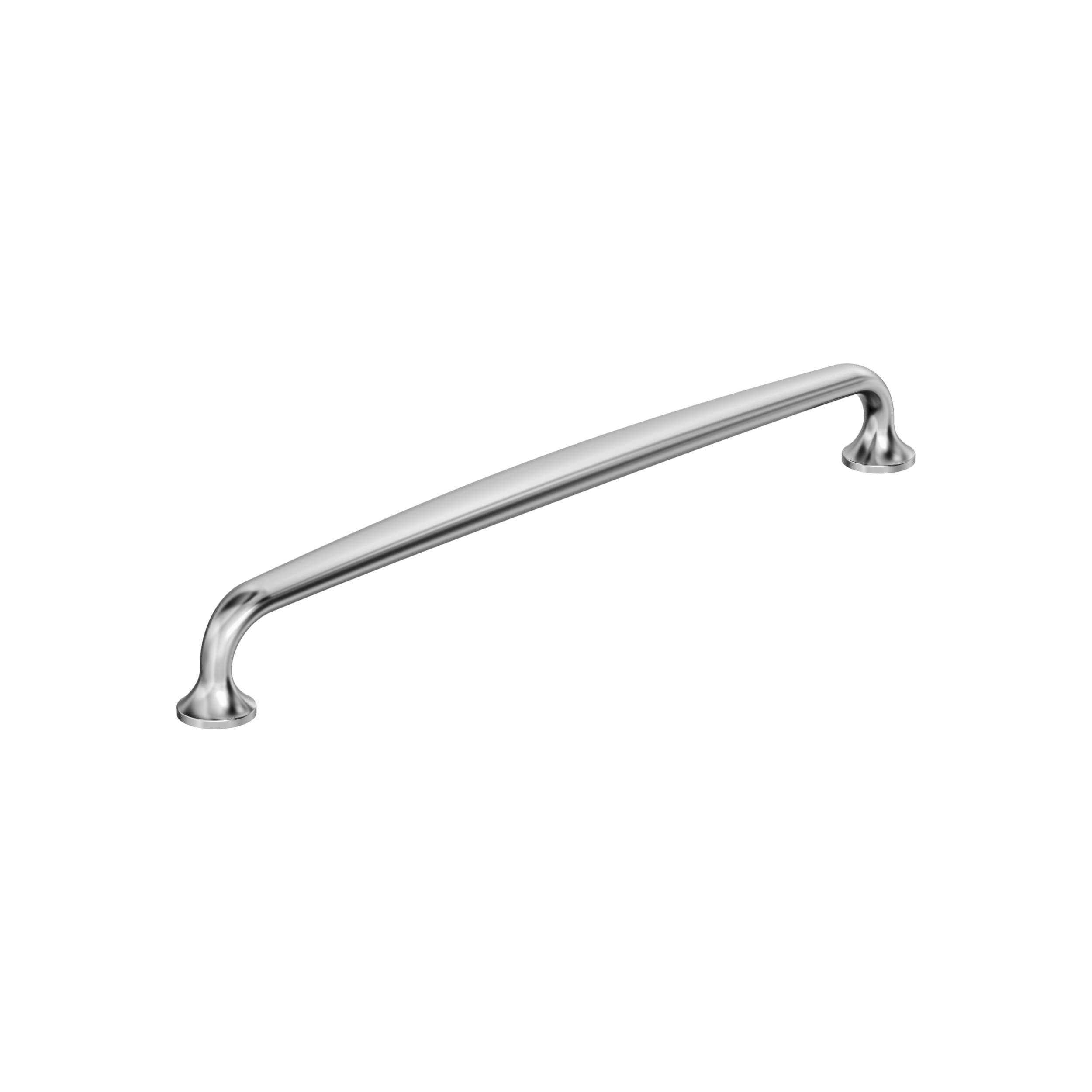 Polished Chrome 7-9/16 inch Modern Cabinet Pull Bar