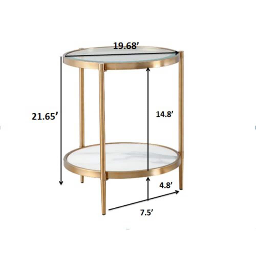 CASAINC WF-ET-1353RA-GL End-Tables - View #3