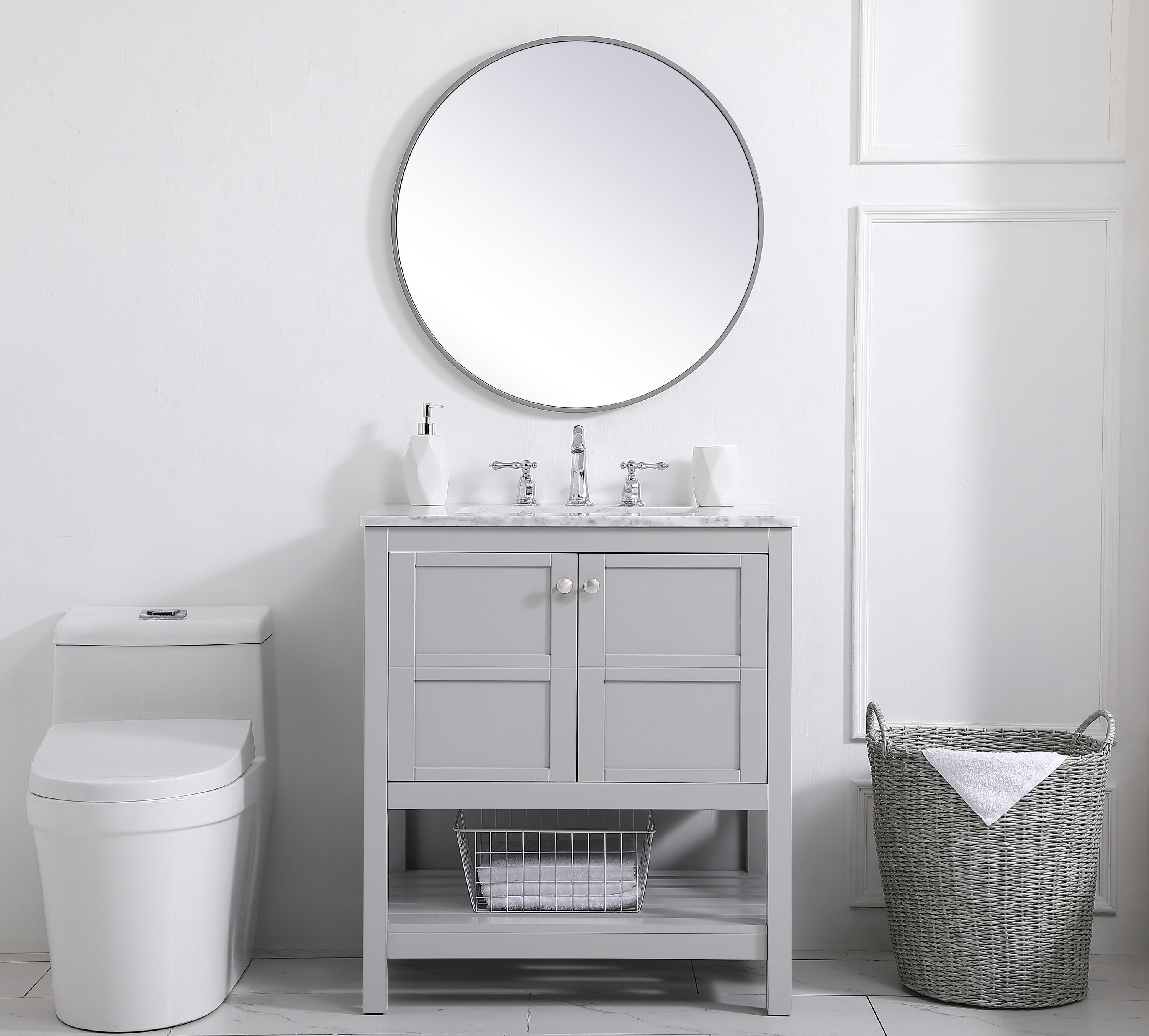 Elegant Decor FI49530GR Bath-Vanity-Combo - View #8