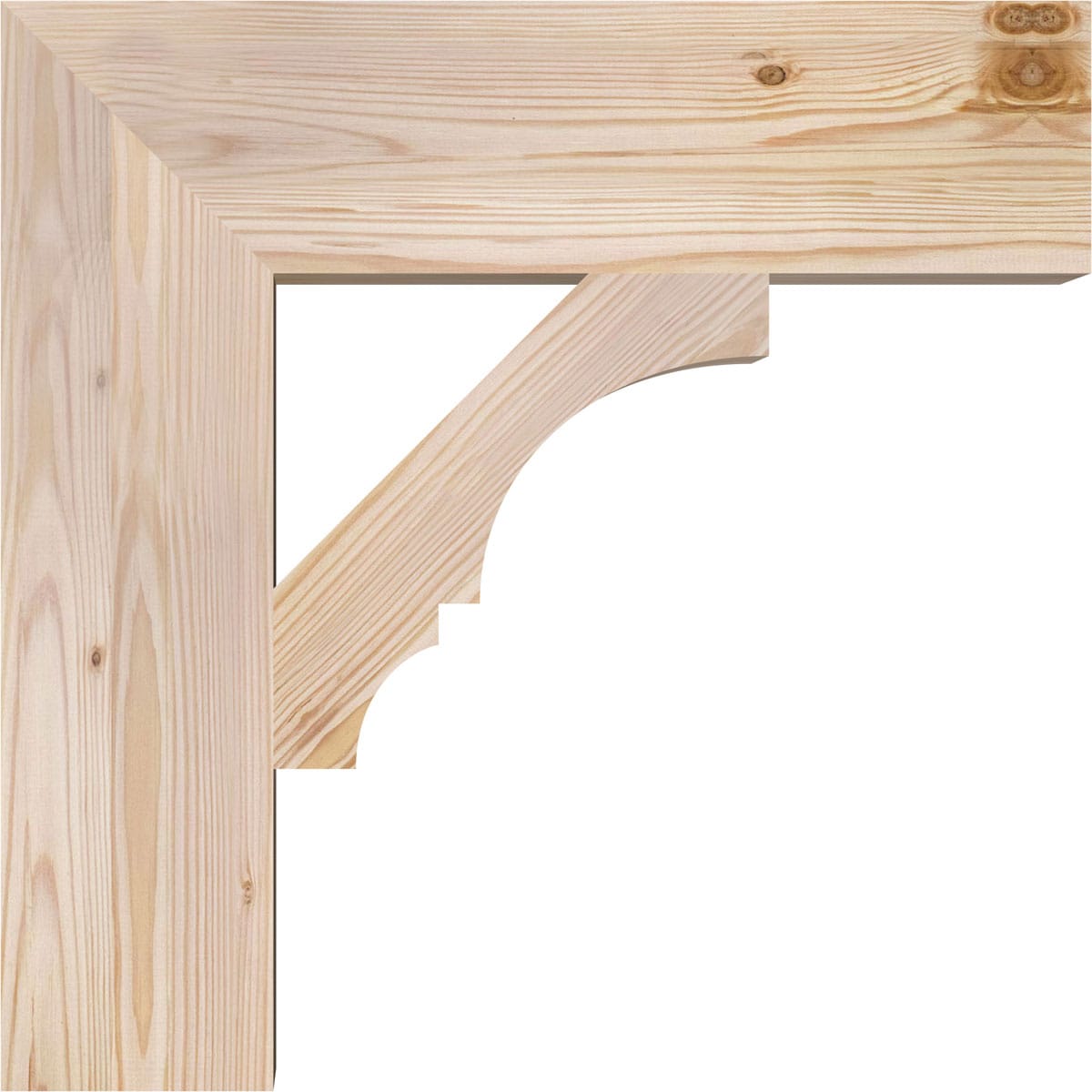 Ekena Millwork BKT06X22X22BOA05SDF Exterior-Brackets-Braces - View #3