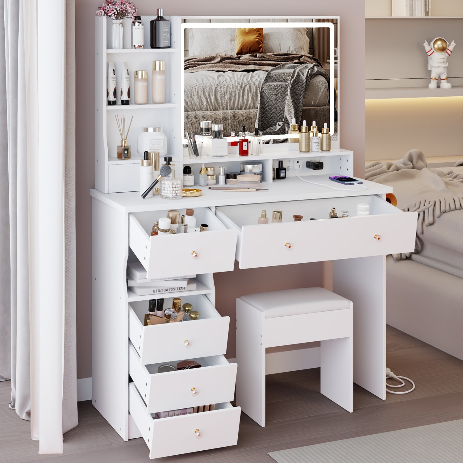 GZMR GZ-CE30830 Bedroom-Vanities - View #3