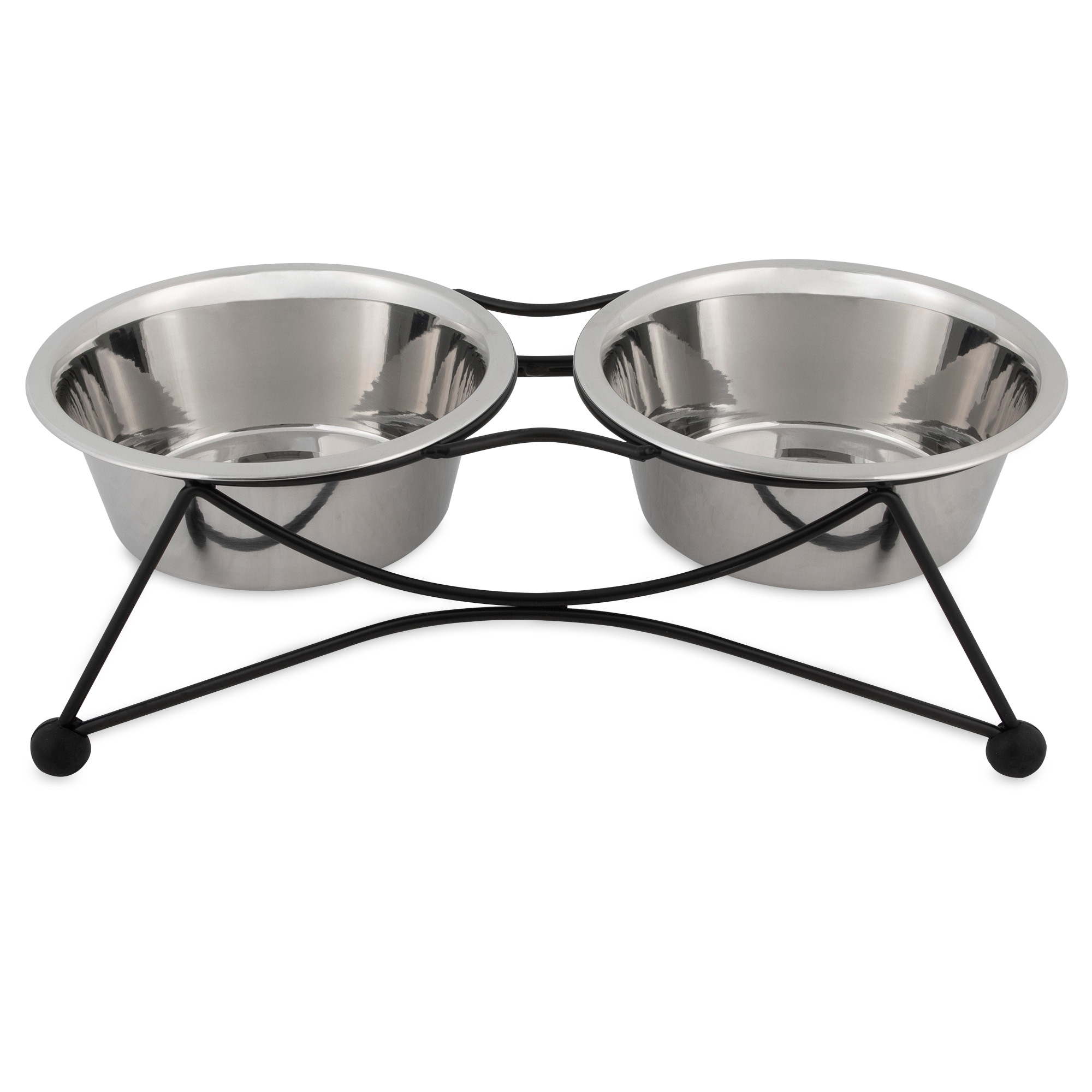 Raised Pet Bowls with Storage Function 2 Stainless Steel Dog Bowls Elevated  Base, 1 Unit - Harris Teeter