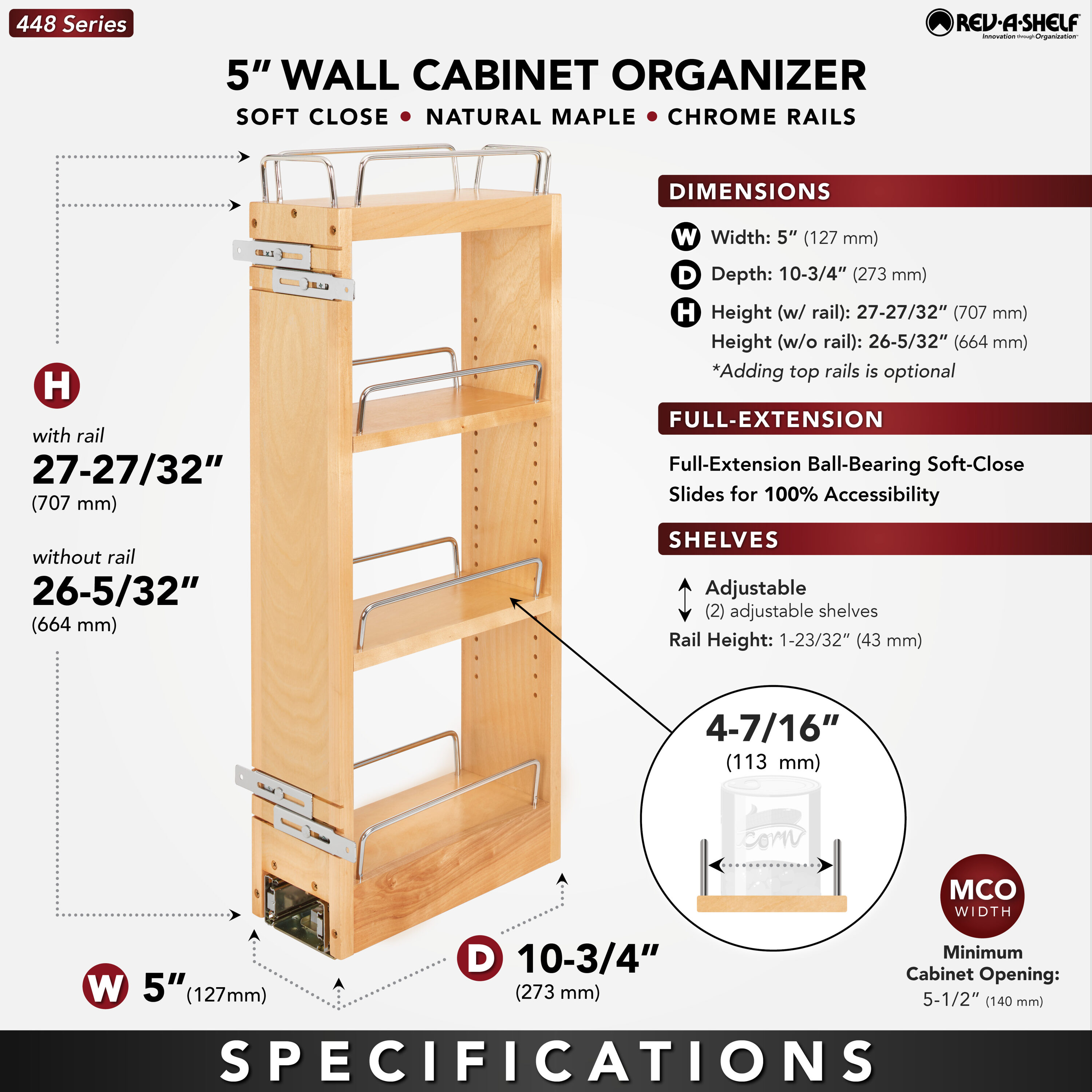 Rev-A-Shelf 189767 Pull-Out-Cabinet-Baskets - View #3
