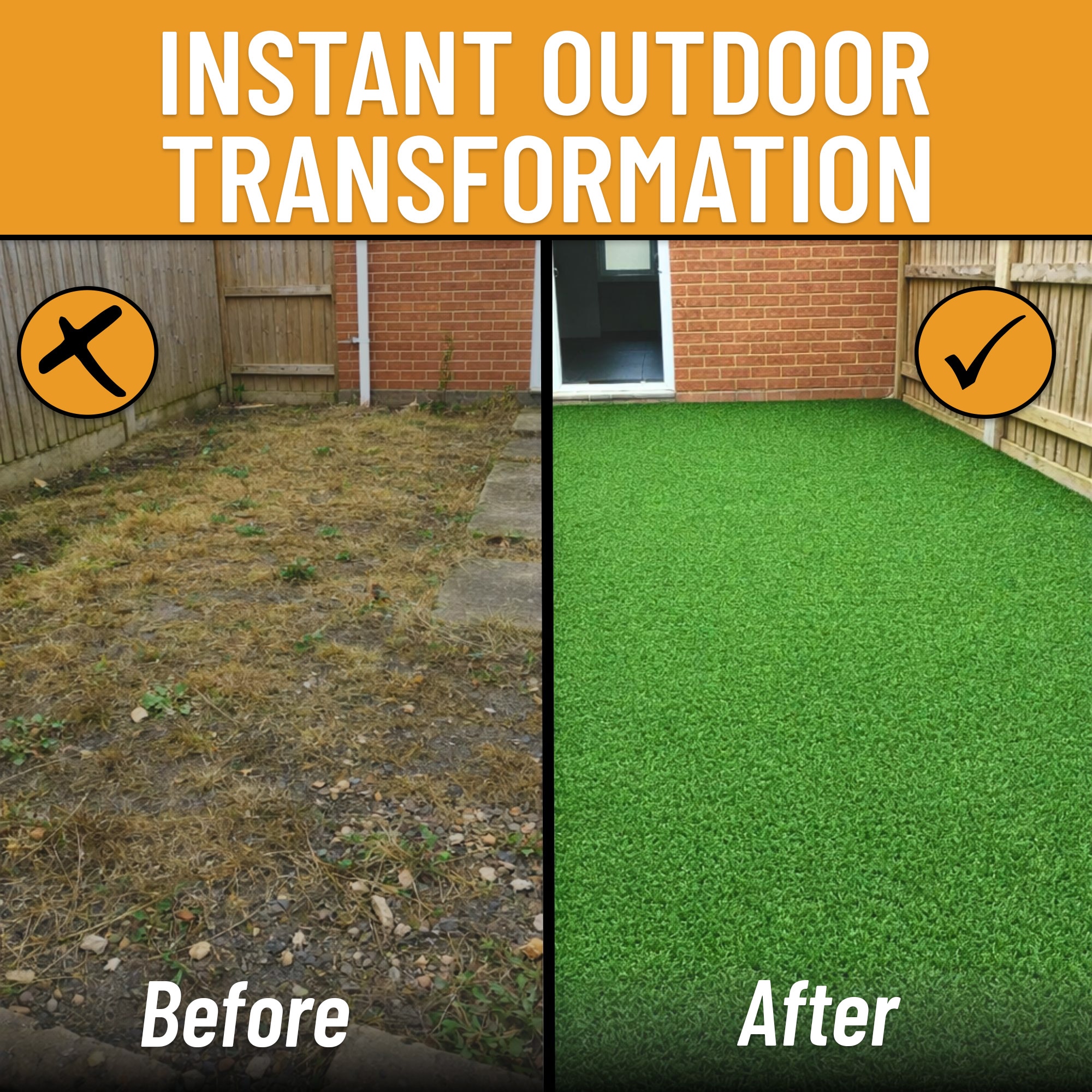 Ottomanson FST150-7X7 Precut-Artificial-Grass - View #7