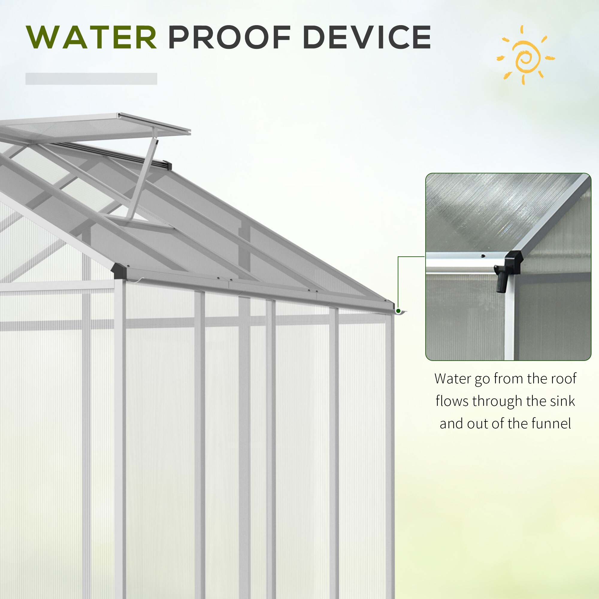 Outsunny 845-243V01 greenhouses - View #6