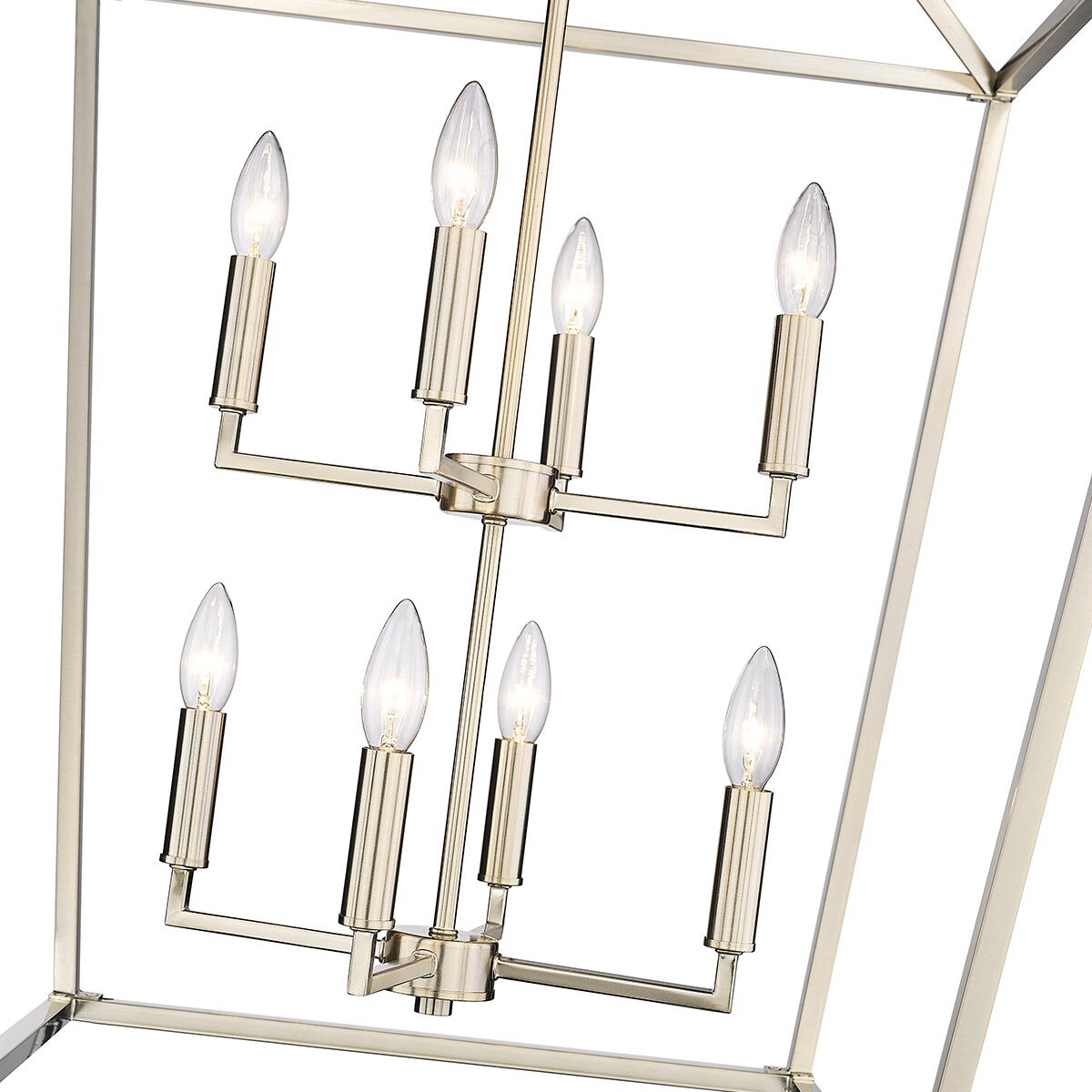 Modern Gold 8-Light Pendant for Elegant Illumination