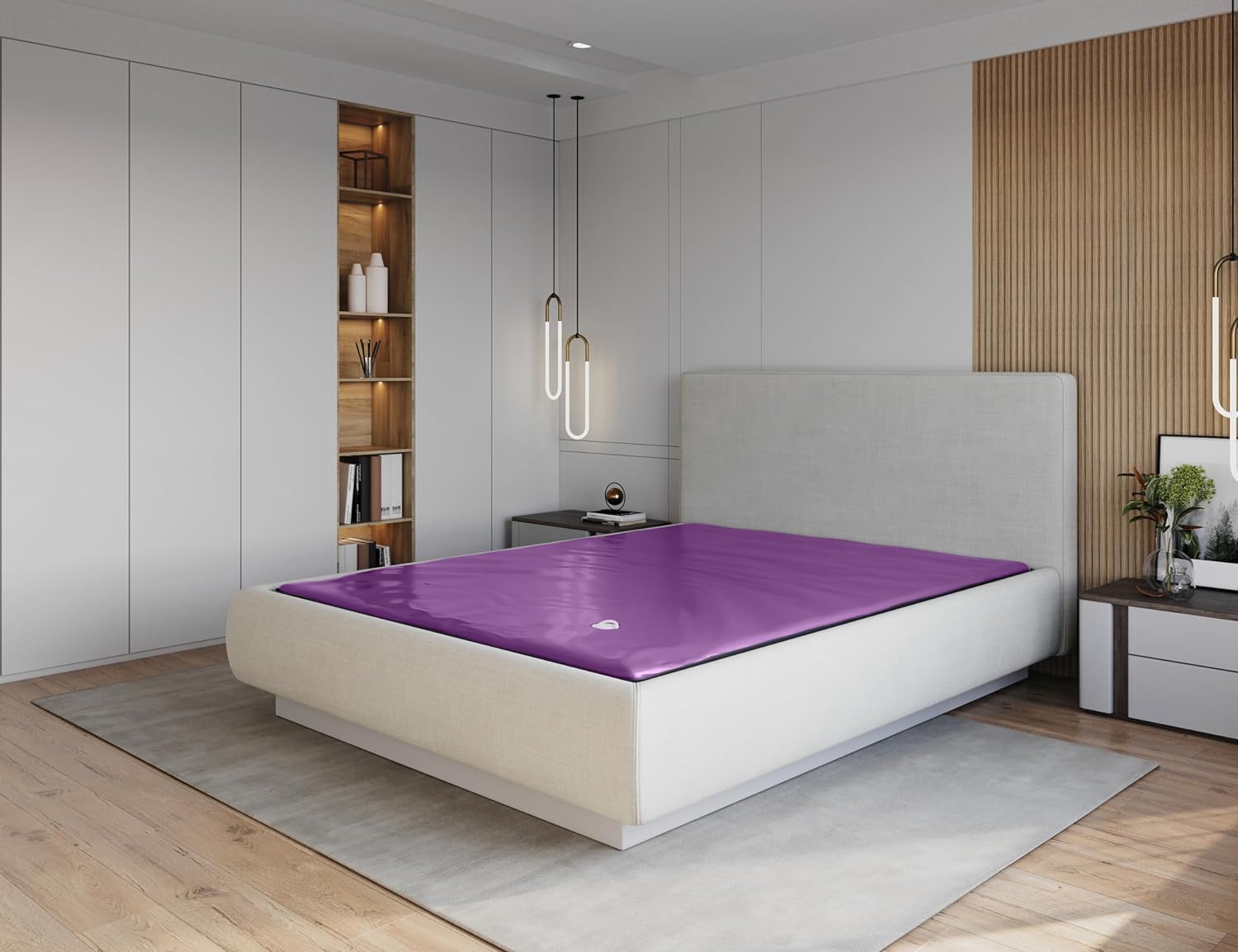 Boyd Sleep Blue Magic Waveless 95 Percent Hardside Water Bed Mattress - Contains Five Wave Reducing Fiber Layers- Reinforced Bladder Corners - 18ml Smooth Vinyl -Frame Not Included - Super Single Size #MT00817SS