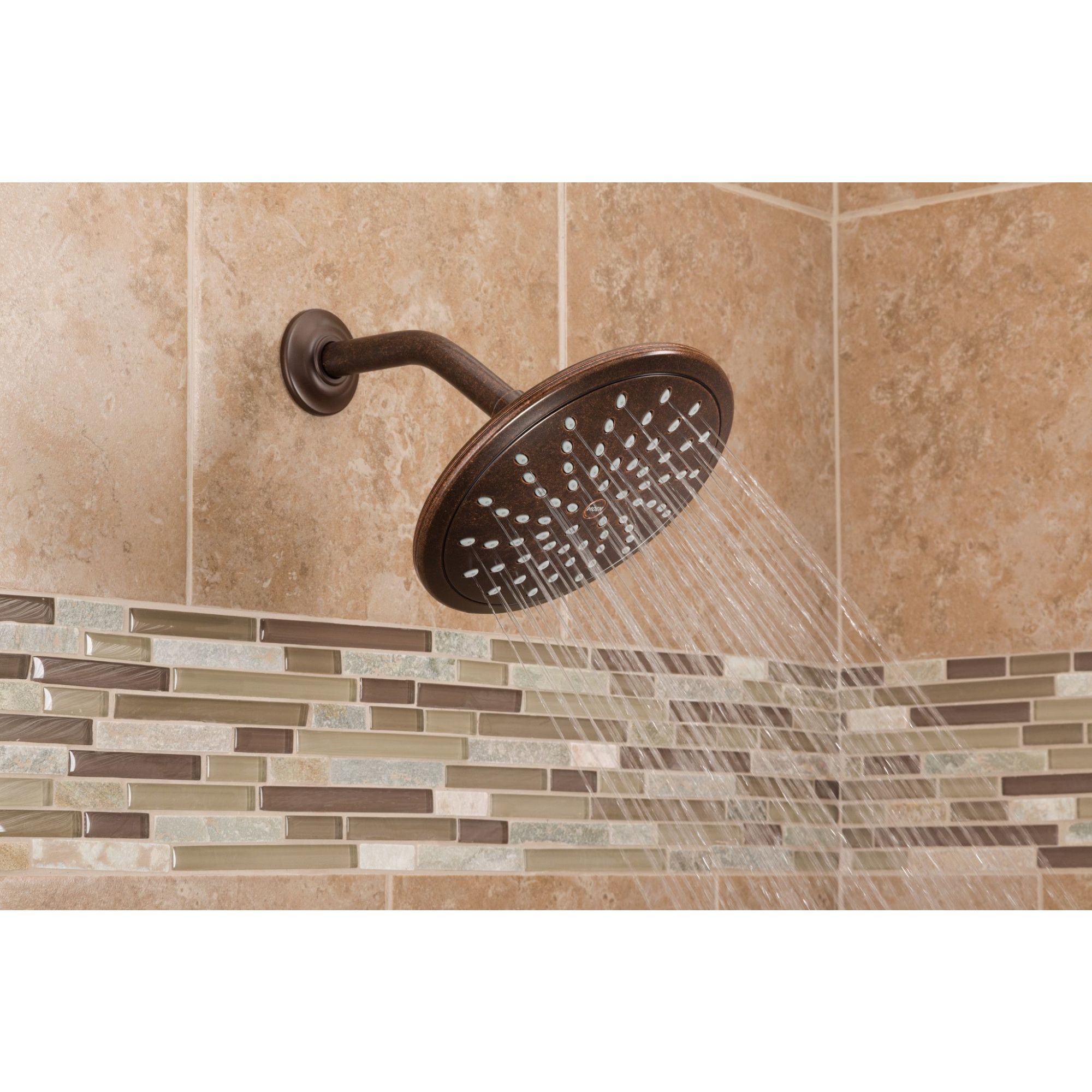 Moen 8-Inch Brushed Nickel Round Rain Shower Head