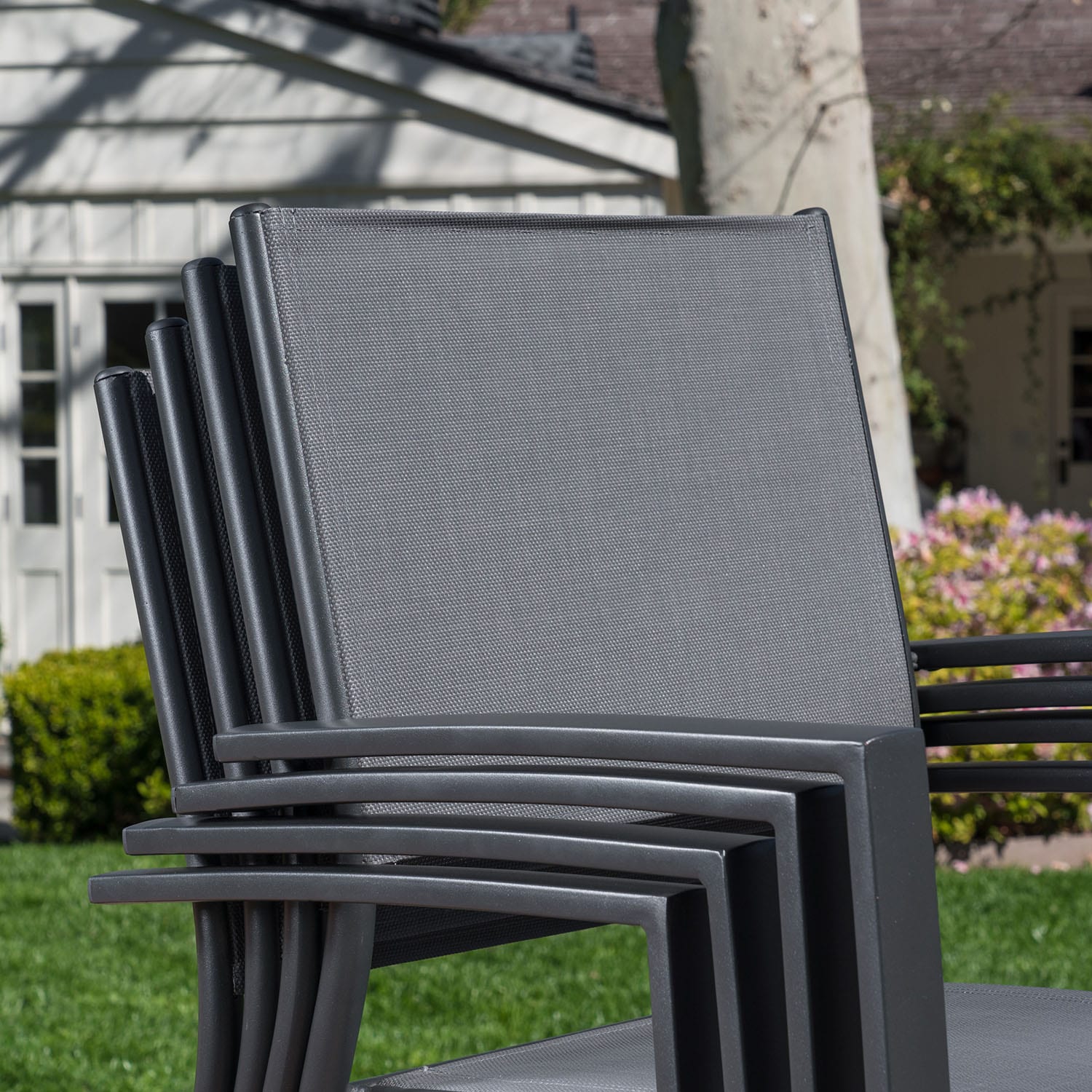 Hanover NAPLESDN7PC-GRY Patio-Dining-Sets - View #14