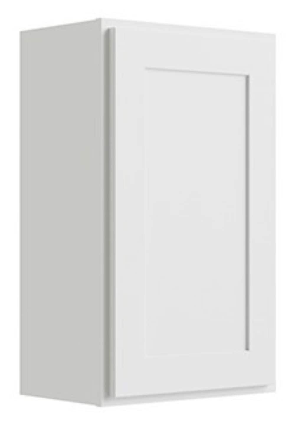 RELIABILT Parkstone 21-in W x 18-in H x 12-in D White Wall Fully Assembled Plywood Cabinet (Shaker Door Style)