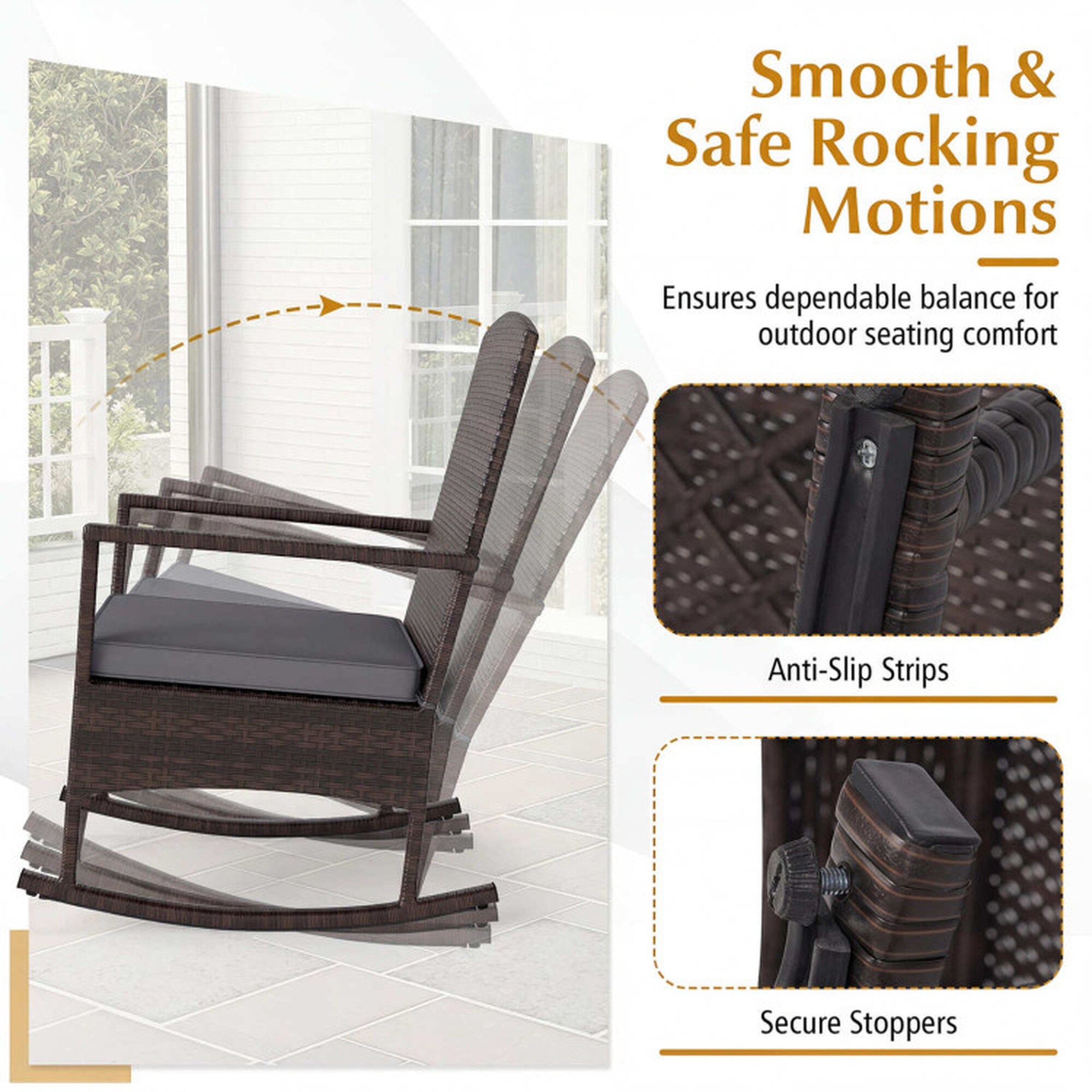 Boyel Living BL-HYA5578GR Patio-Conversation-Sets - View #8