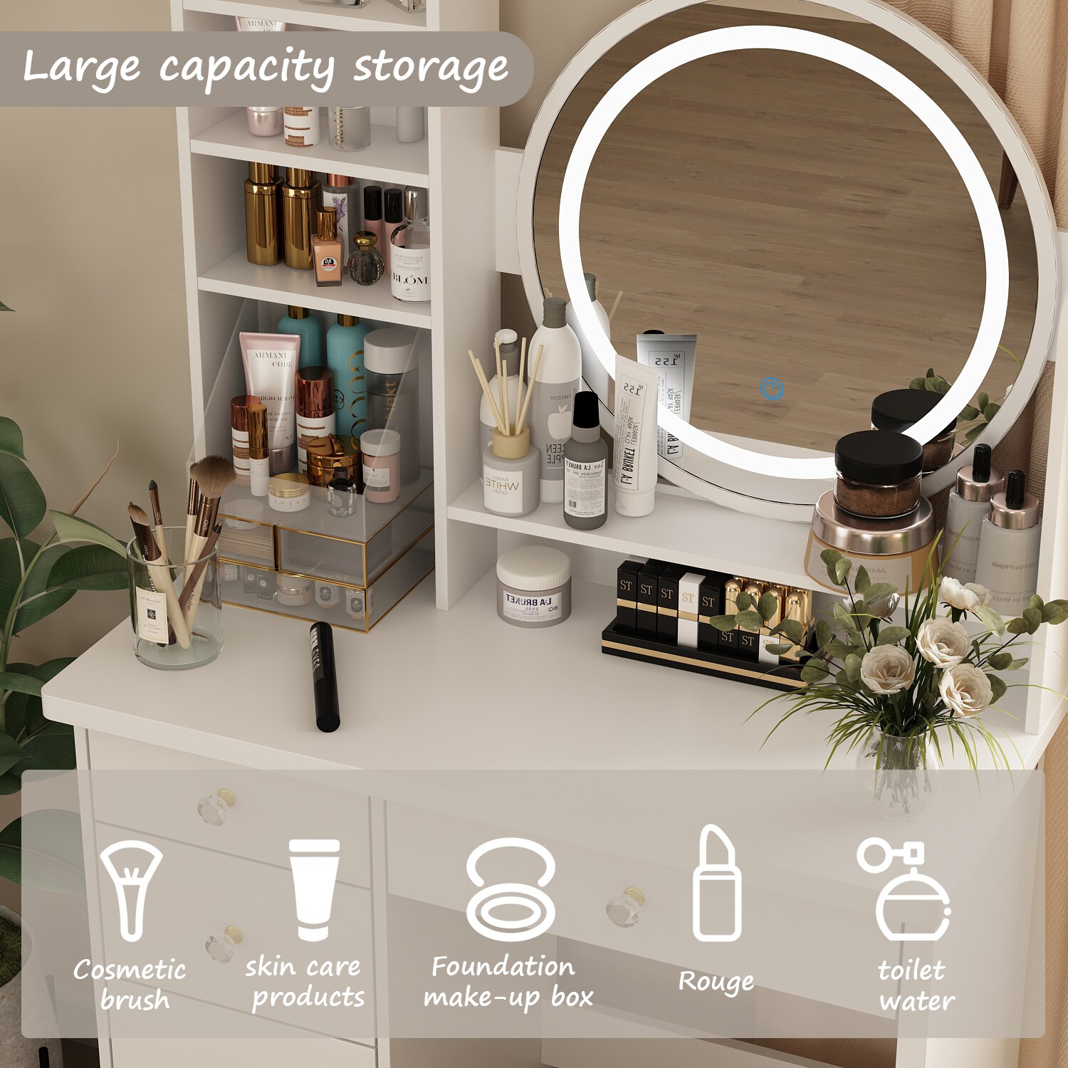 FUFU&GAGA LNN-KF210095-03 Bedroom-Vanities - View #6