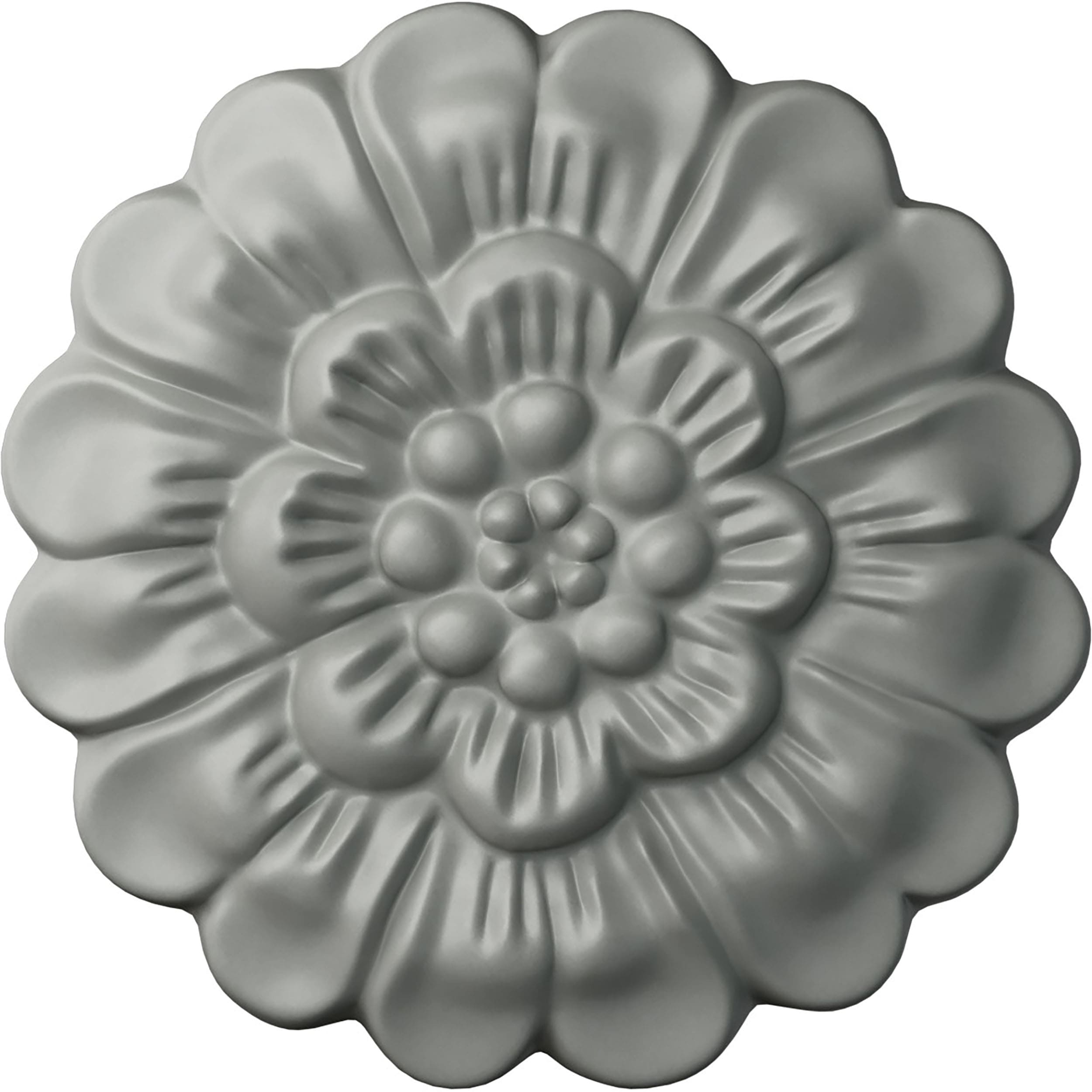 Ekena Millwork ROS03X03AR Artis 3.5-in x 3.5-in Round Primed Polyurethane Rosette
