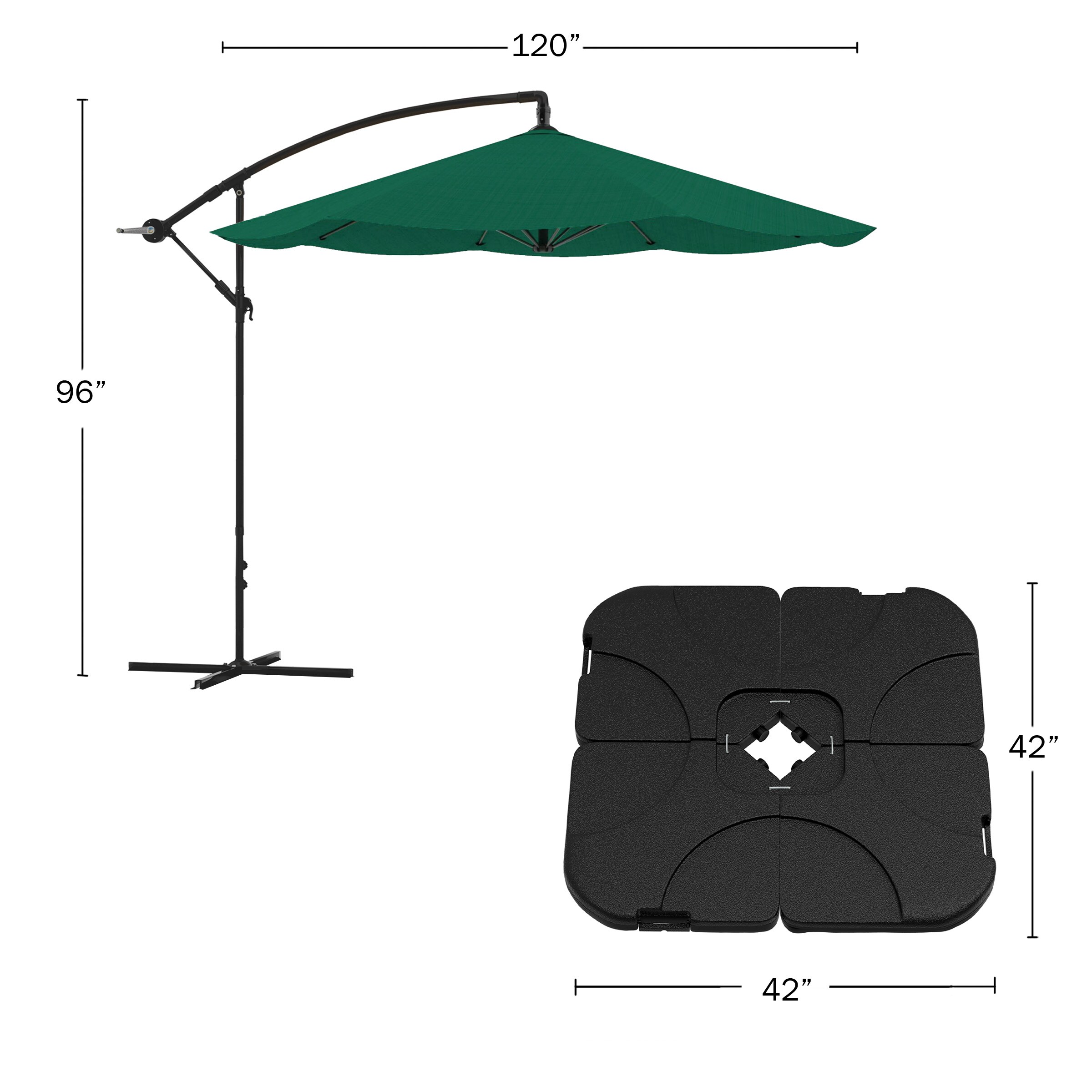 Pure Garden 50-LG1038B Umbrellas-2 - View #6