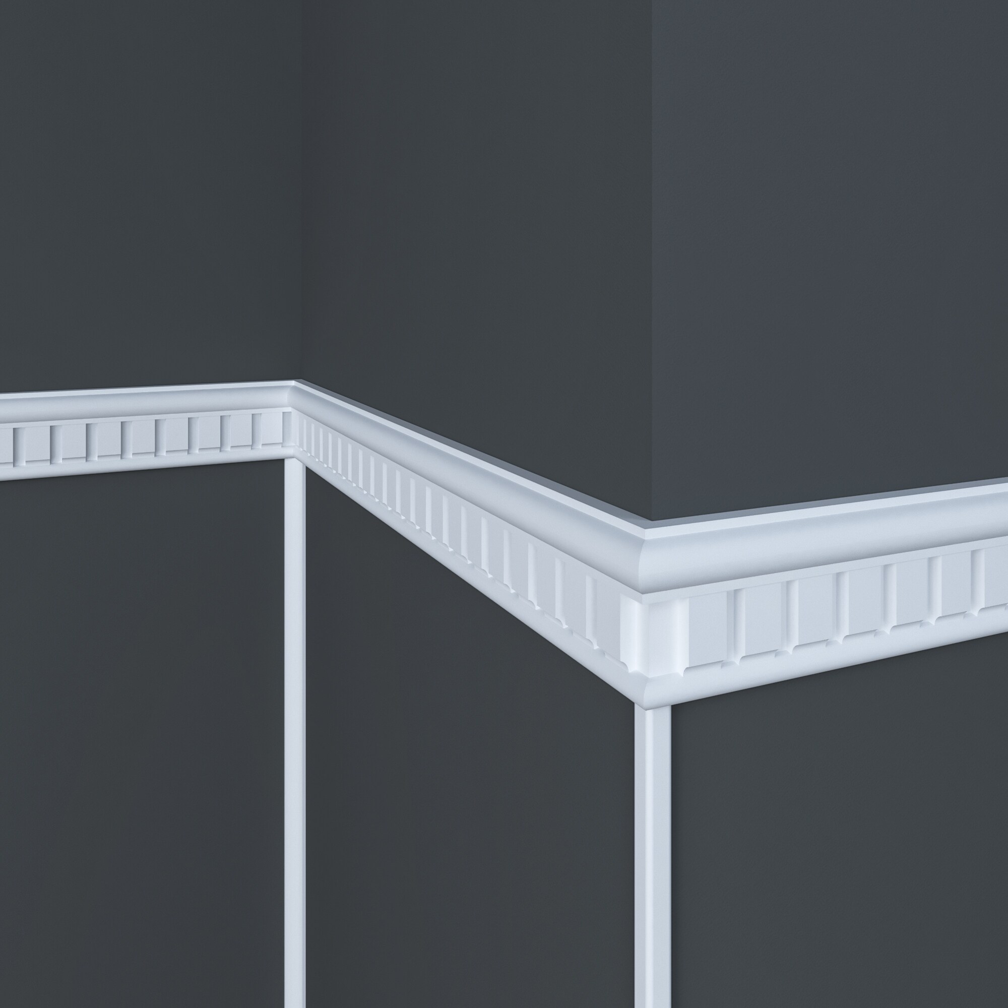 Ornamental Mouldings 10058-4POPR Cove-Caps - View #4