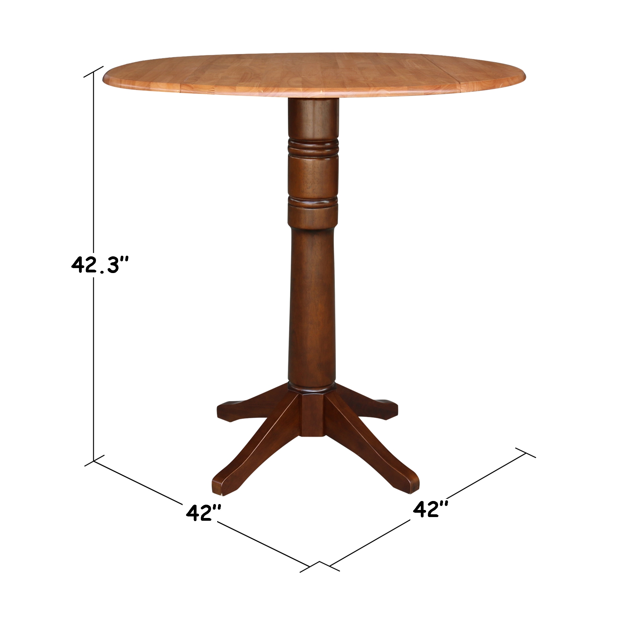 International Concepts K58-42DPT-27B-6B-2 Dining-Tables - View #8