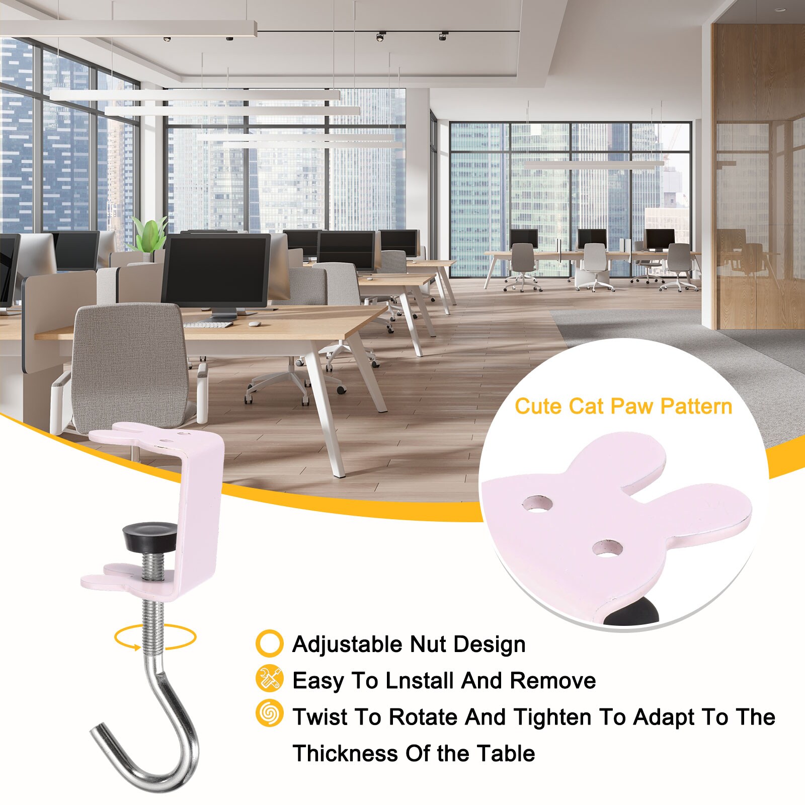 PATIKIL S25120203UX2118 Decorative-Wall-Hooks - View #5