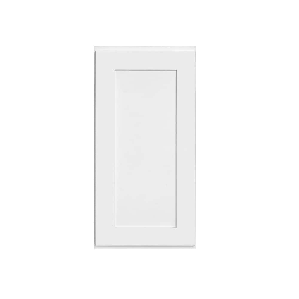 RELIABILT LS-SW-W1836R Fairplay 18-in W x 36-in H x 12-in D White Wall Ready to assemble Plywood Cabinet (Recessed Panel Shaker)