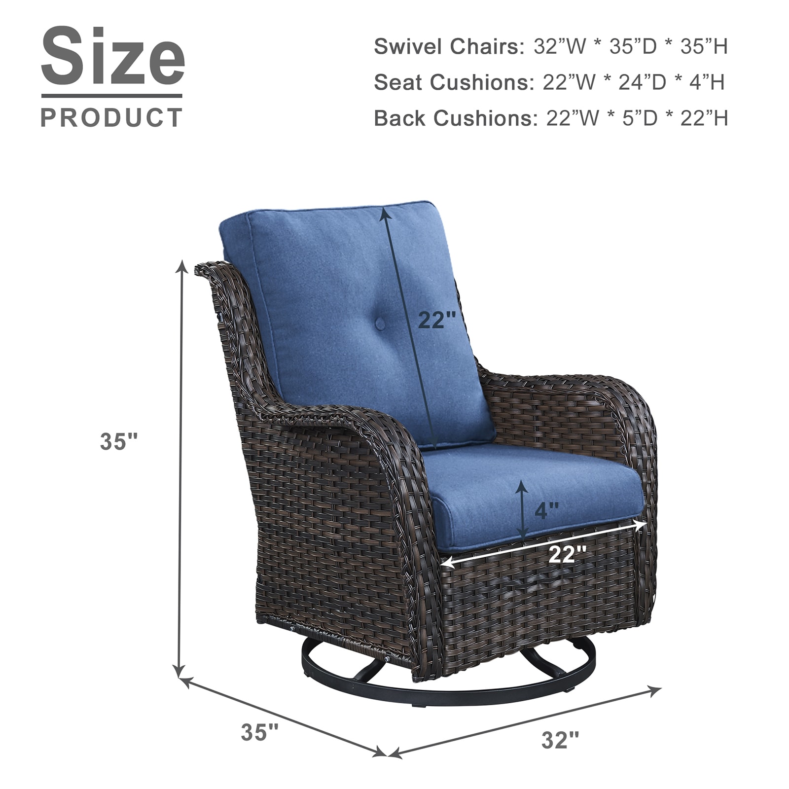 Rilyson FS023-1X2 Patio-Chairs - View #6