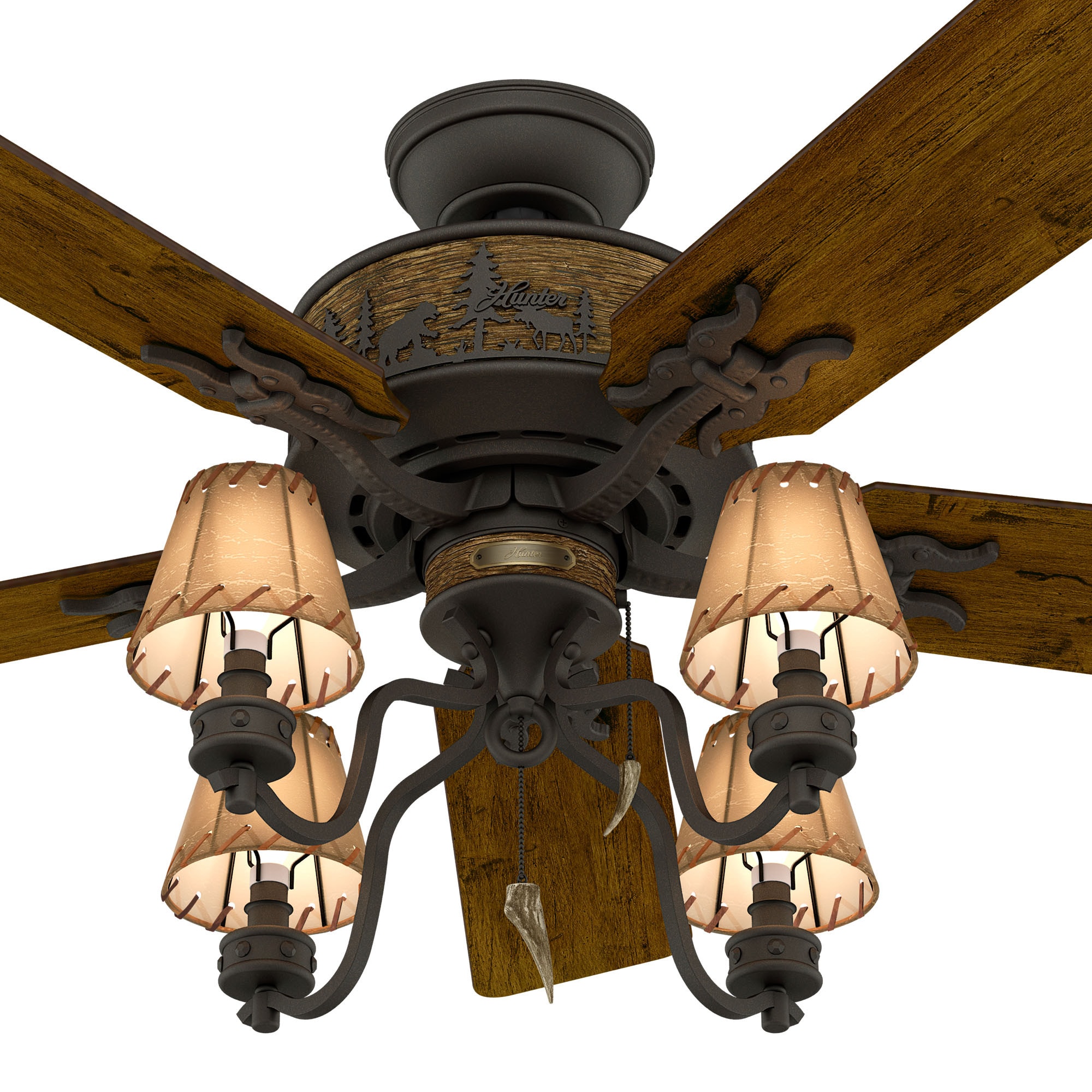 1   HUNTER ADIRONDACK CEILING FAN REPLACEMENT SHADE One