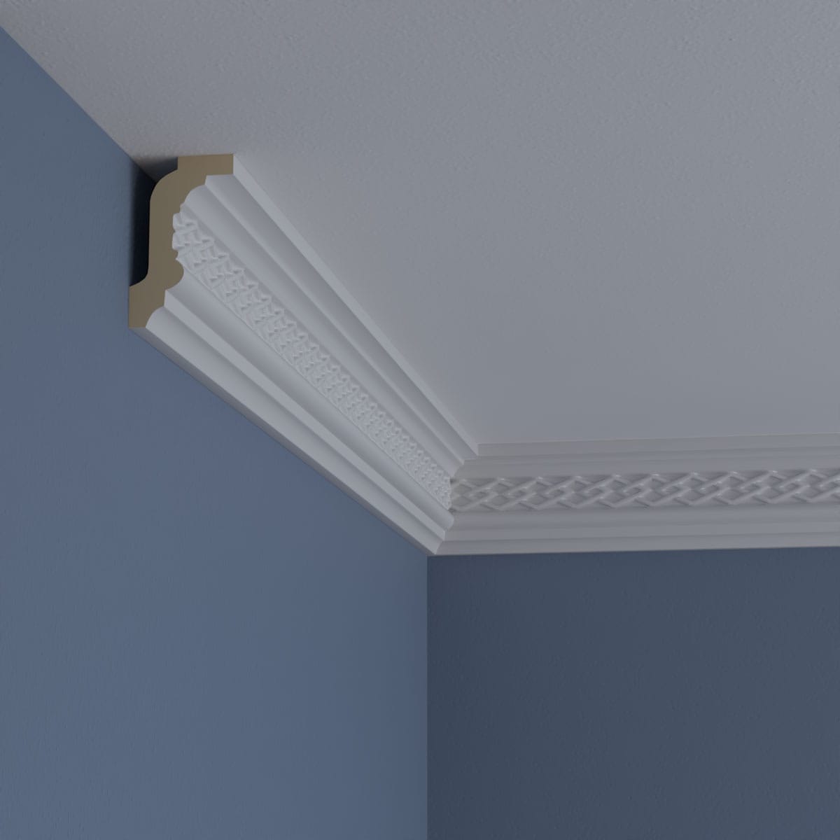 Ekena Millwork MLD03X01X03BR-CASE-2 Crown-Moulding - View #10