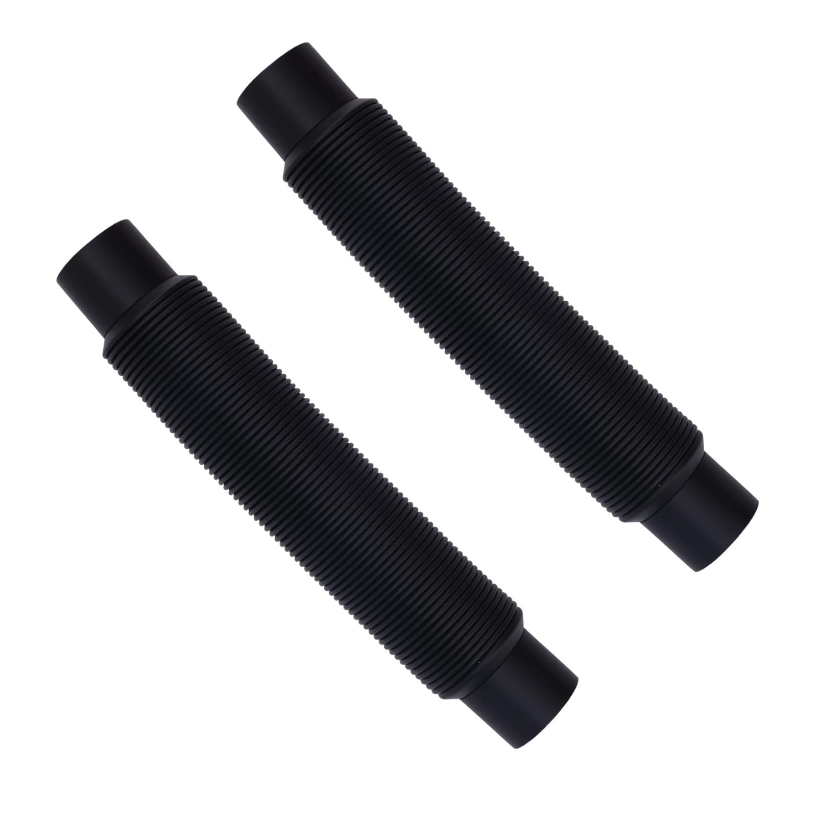 AOIZGMY  2pcs Rain Barrel Hose Connector Flexible Downspout Diverter Adapter Fits One Point Two Five Inch Plastic Downspouts Links Two Rainwater