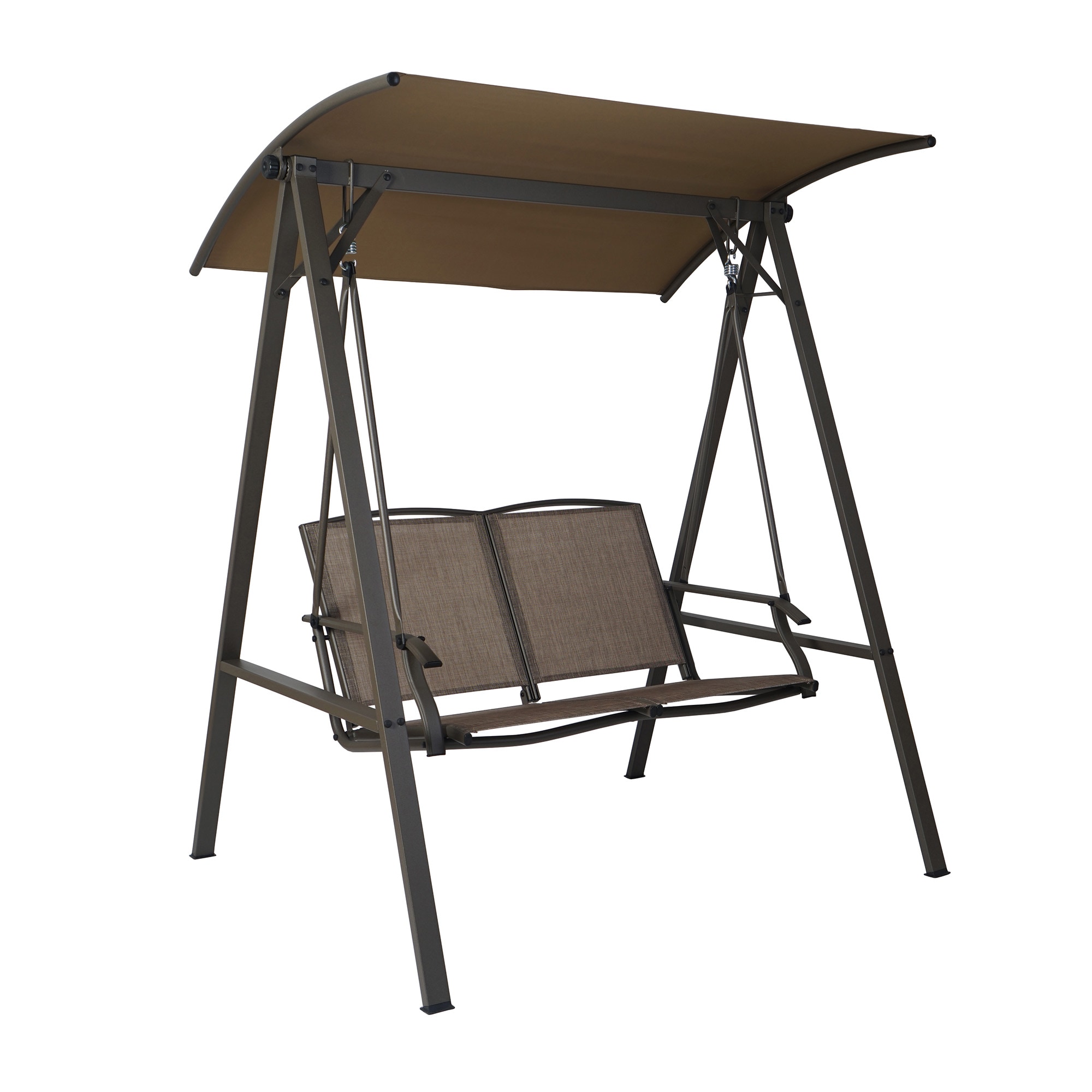 Kozyard KZSW3132T Doris 2 -person Brown Iron Outdoor Swing