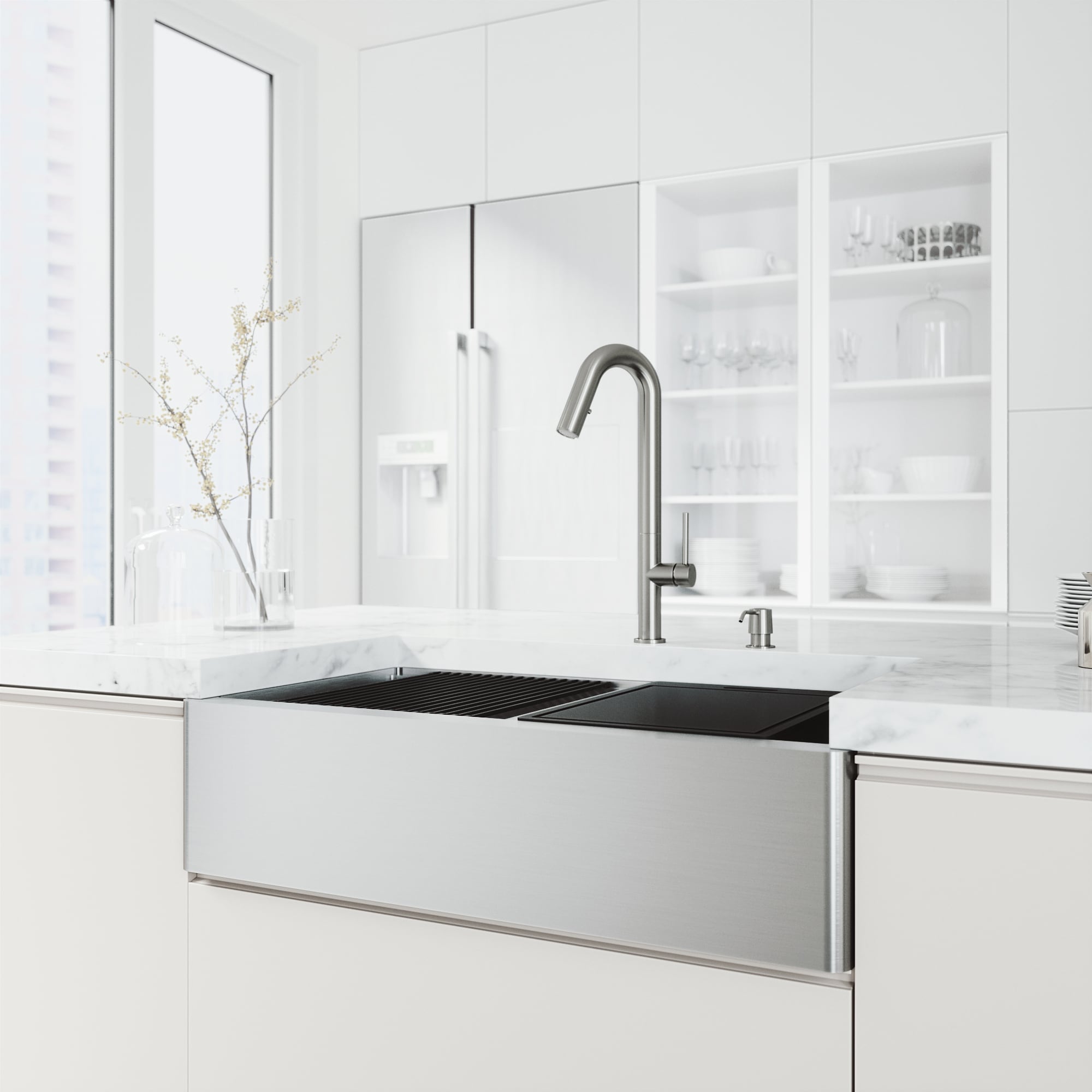 VIGO VGS3620BLFA Kitchen-Sinks - View #7