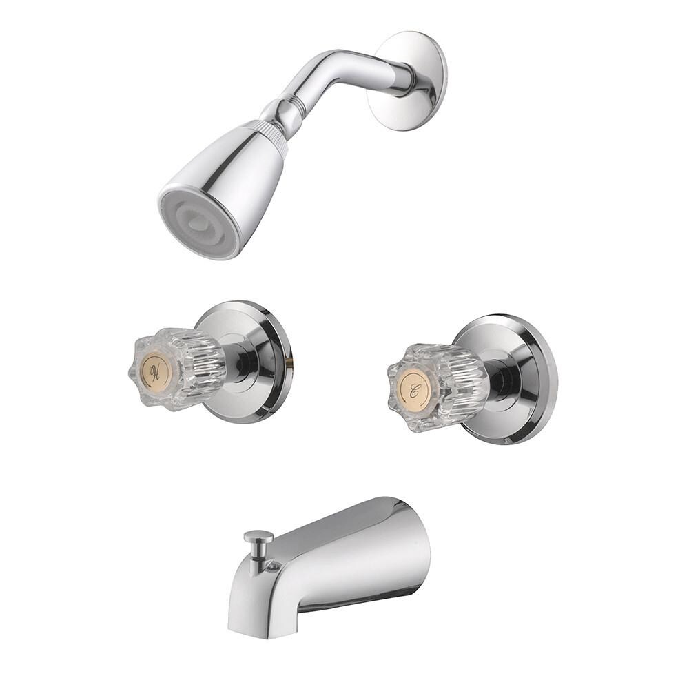 Millbridge Single-Handle 1-Spray Tub and Shower Faucet in Polished Chrome (Valve Included)