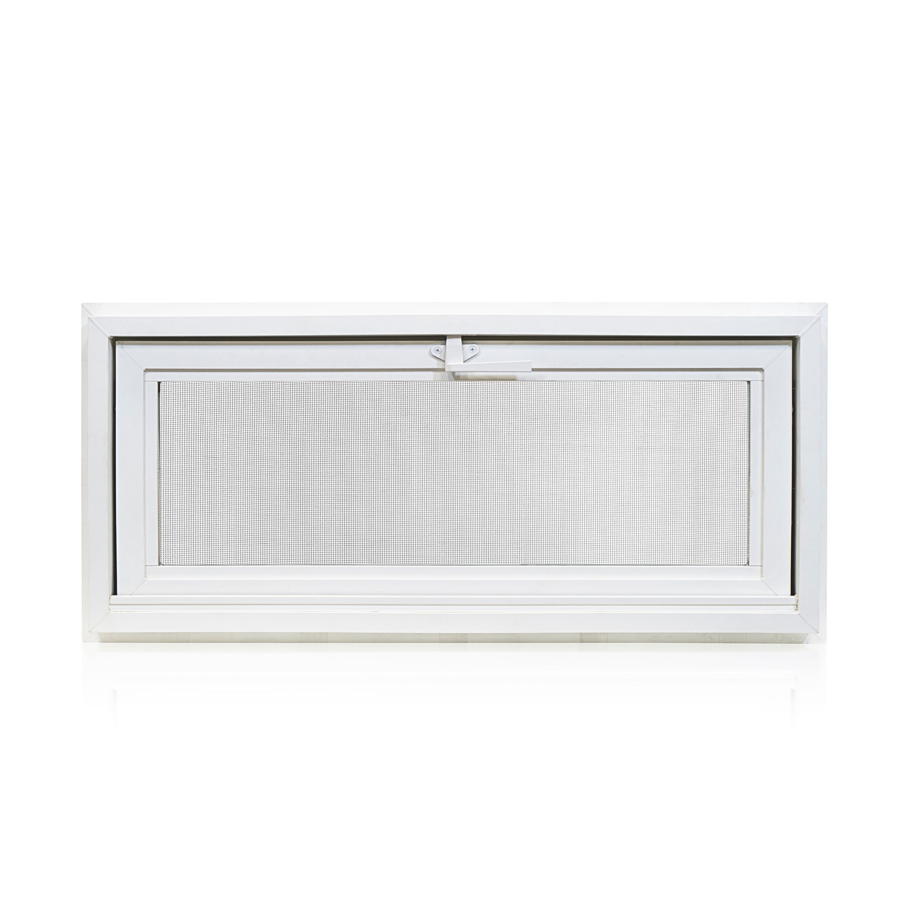 RELIABILT 30001 Series 31-3/4-in x 13-3/4-in x 3-in Jamb Tilting Vinyl Replacement White Basement Hopper Window
