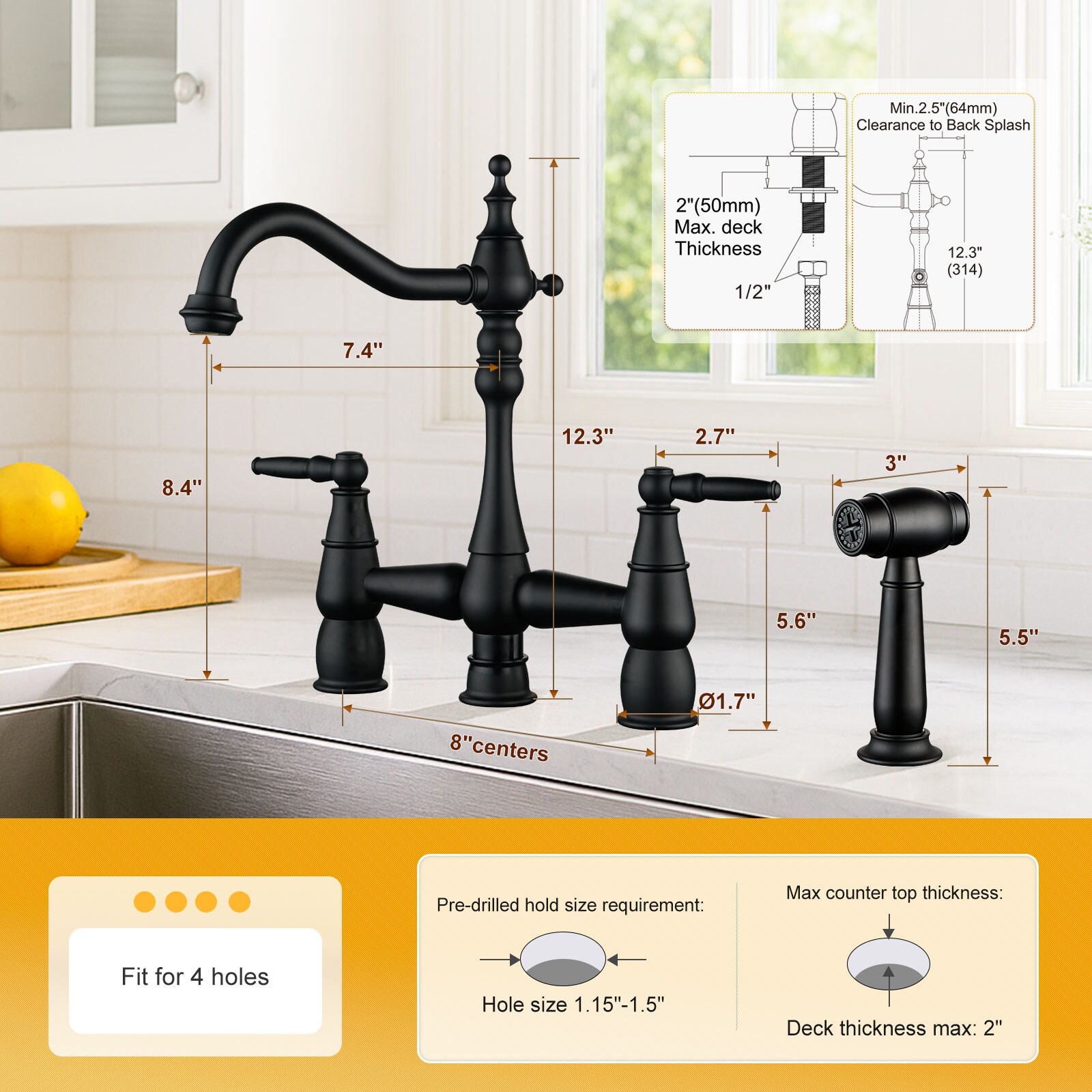 WOWOW 2317001B Kitchen-Faucets - View #6
