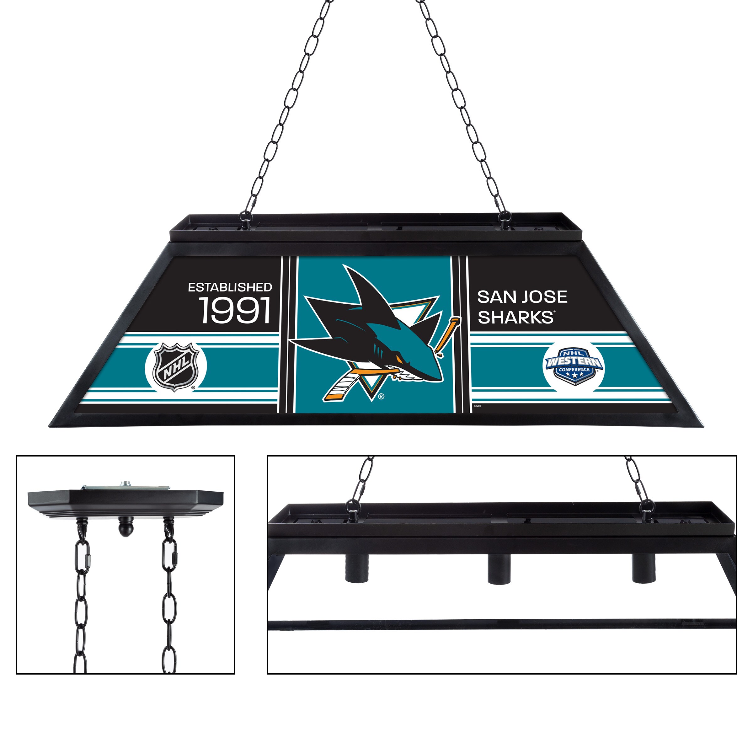 Trademark Gameroom NHL4400-SJS-PCH Pool-Table-Lighting - View #5