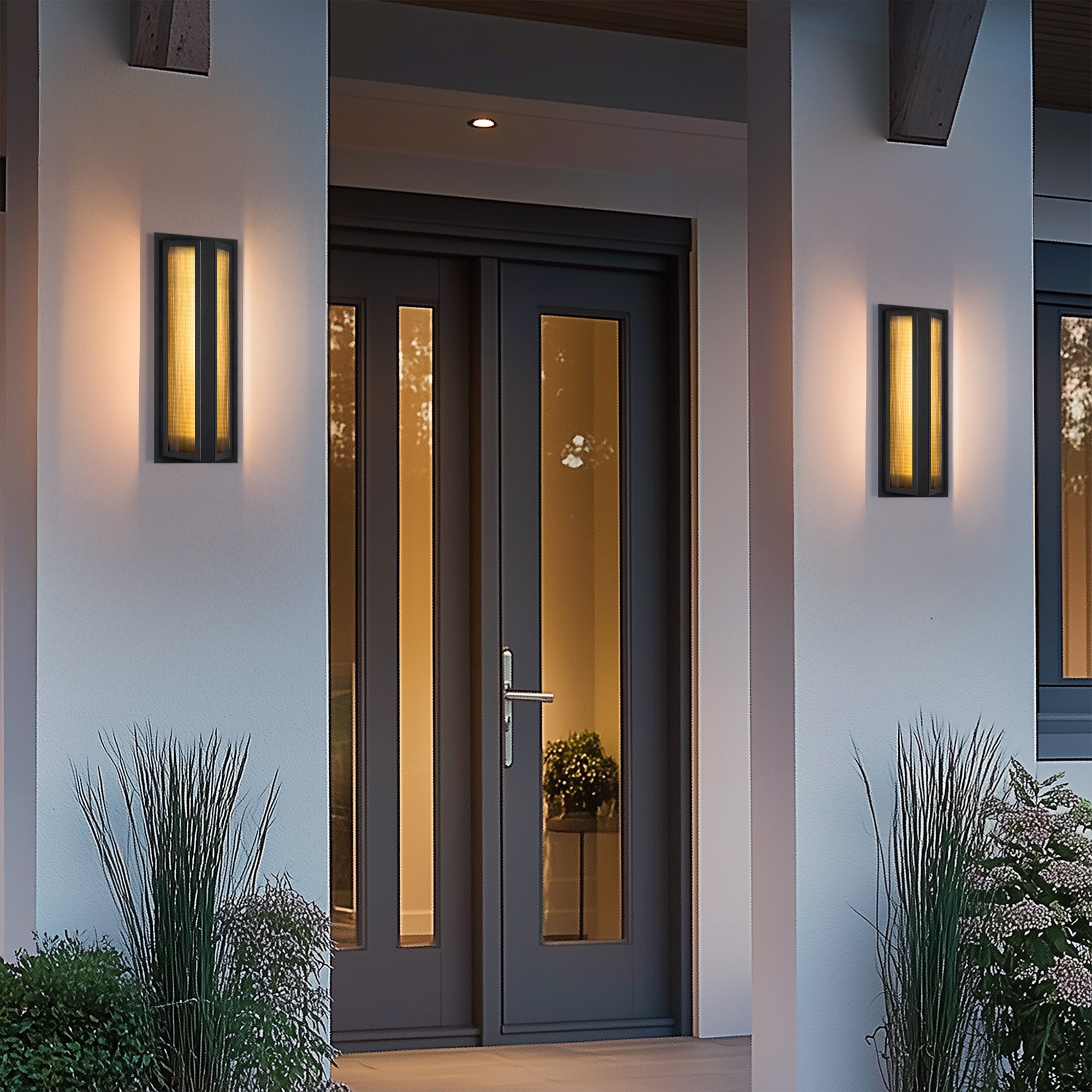 LamQee 06FTL0308ABK Outdoor-Wall-Lighting - View #5