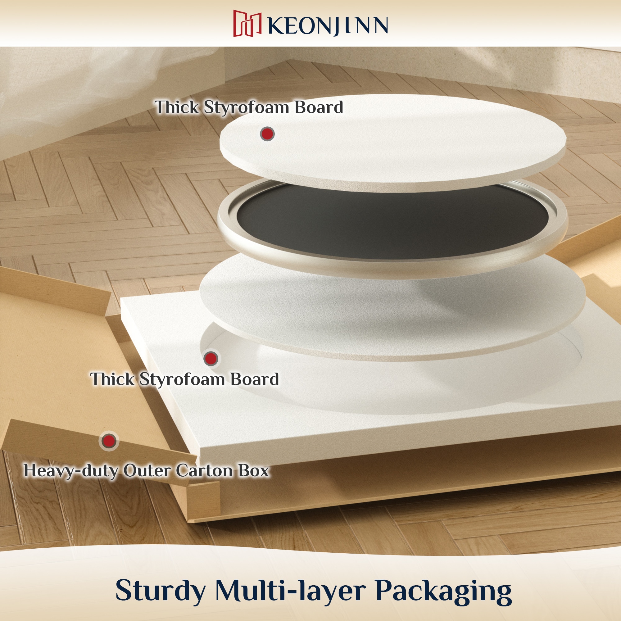 Keonjinn LW-YX18-R41BK Decor-Mirrors - View #11