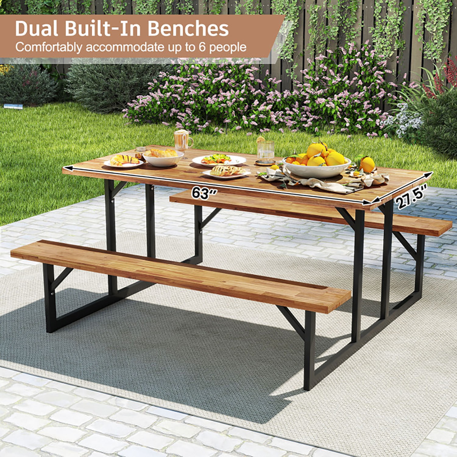 GZMR GZ-1104FOP163 Picnic-Tables - View #7