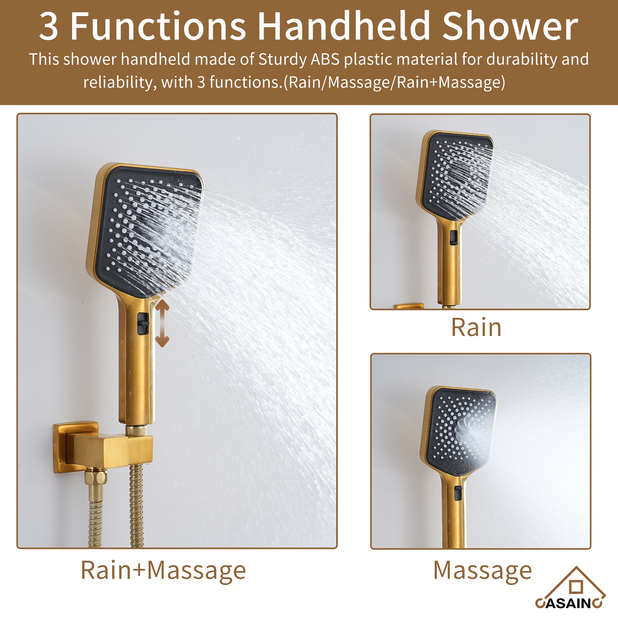 CASAINC CA-102009LK-3 Showerhead-Bar-Panels - View #5